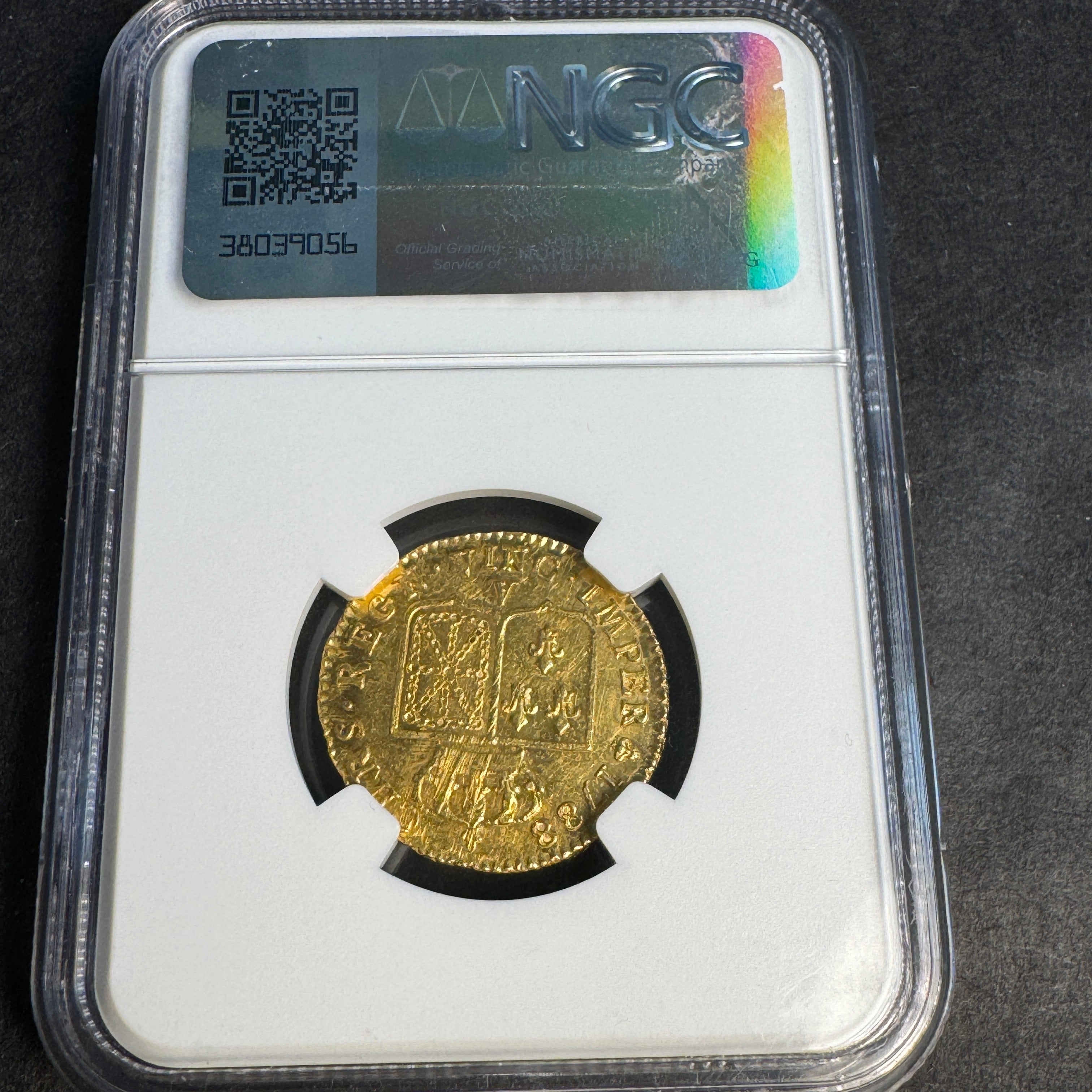 1788-A France 1 L’Or Gold, Louis XVI, NGC MS-61