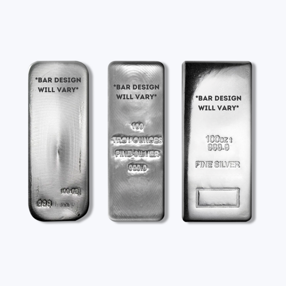 100 oz Siver Bar