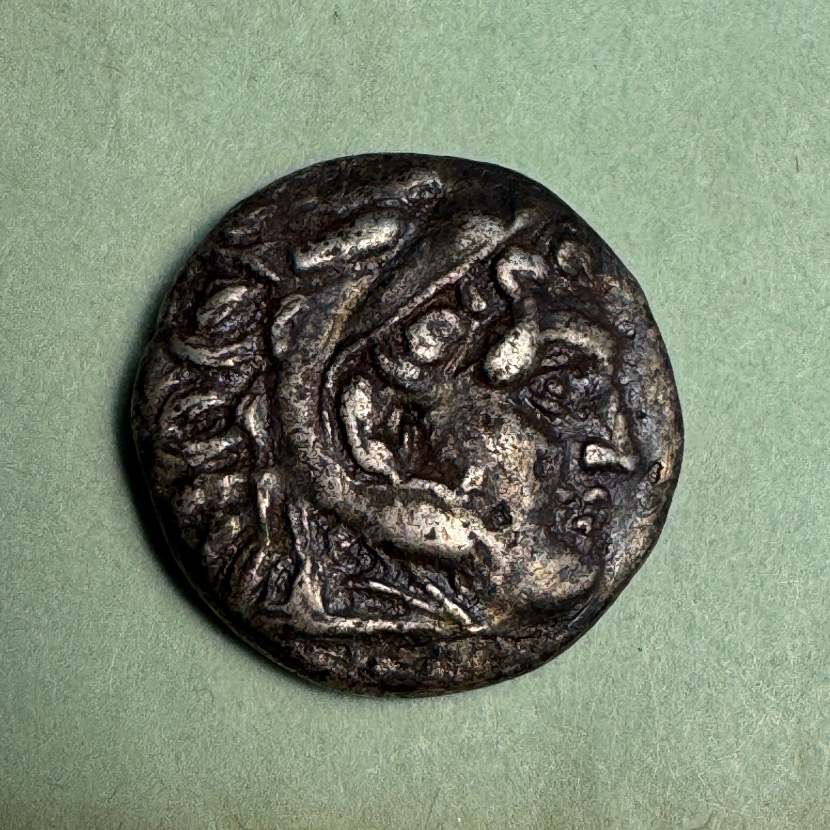 (336-323 BC) Alexander the Great of Macedon Silver Drachm, Rv: Zeus Seated, VF