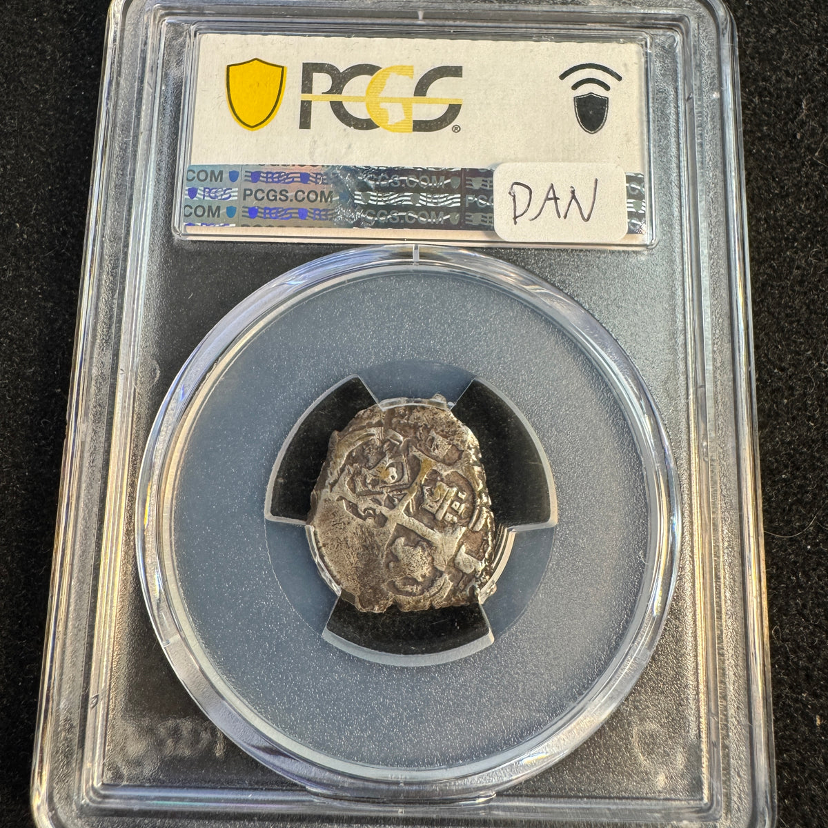 1680 P-V Bolivia AR 1 Real Cob, Cal-270, PCGS VF-20