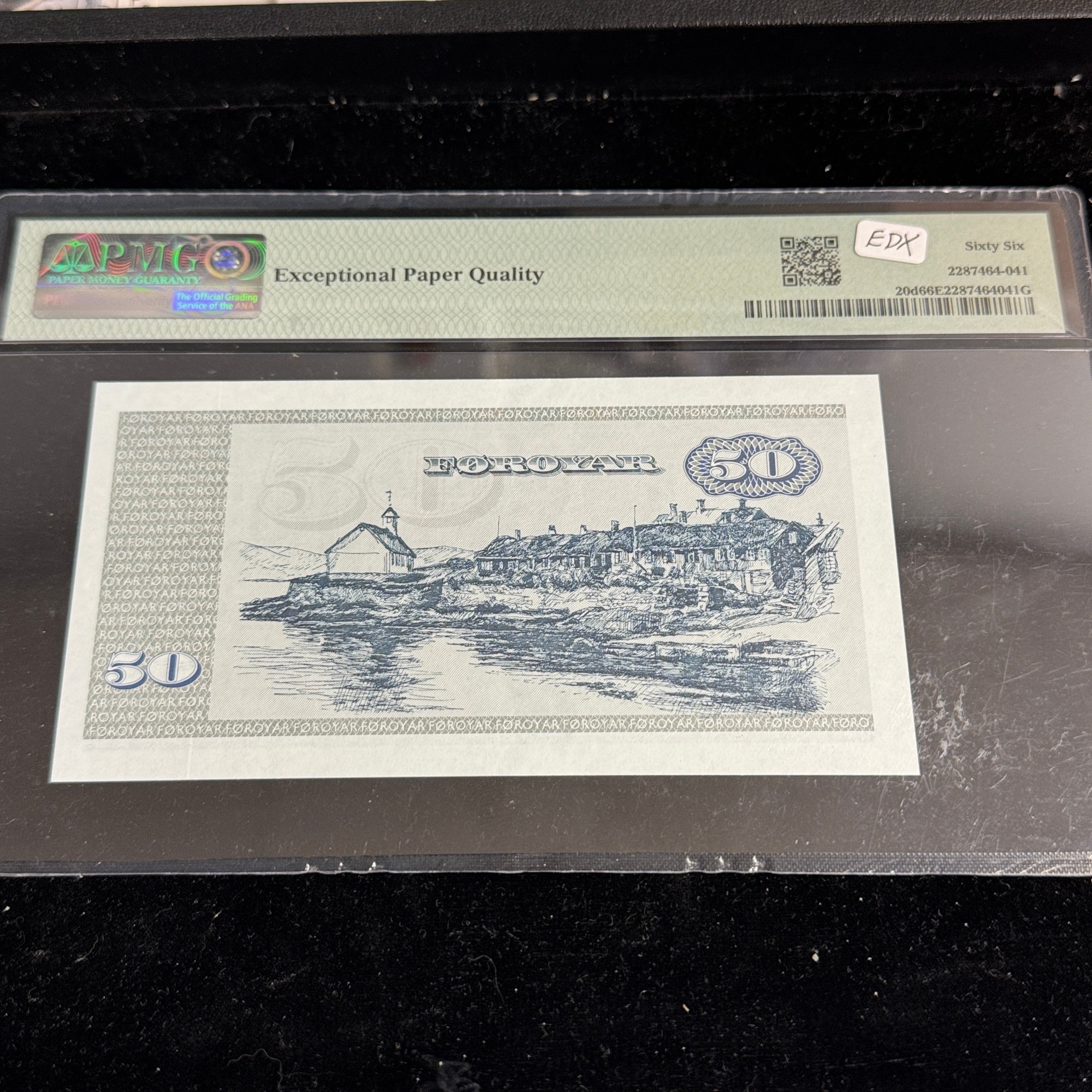 Faeroe Islands, 1994 50 Kronur, P#20d, PMG 66 Gem Unc EPQ