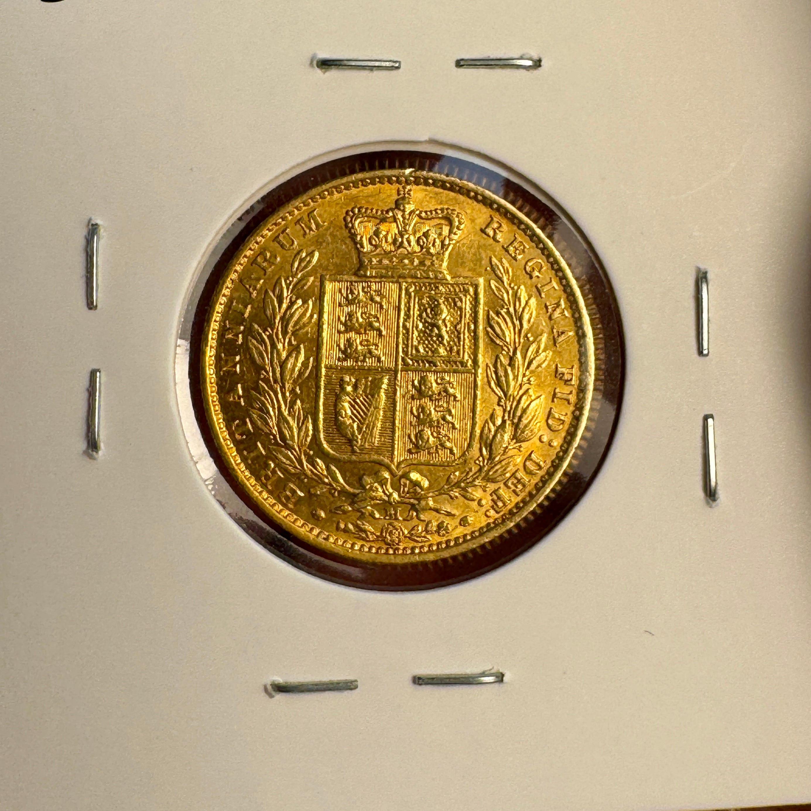 1884-M Australia Gold Sovereign, Victoria KM-6, AU+/MS 🇦🇺