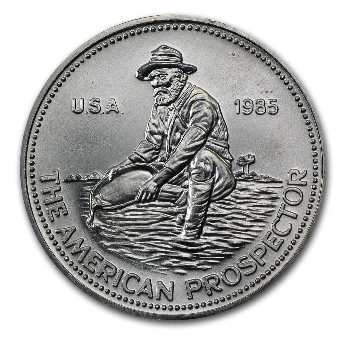 1985 Engelhard Prospector 1oz 999 Silver Round, Eagle Reverse - Classic!