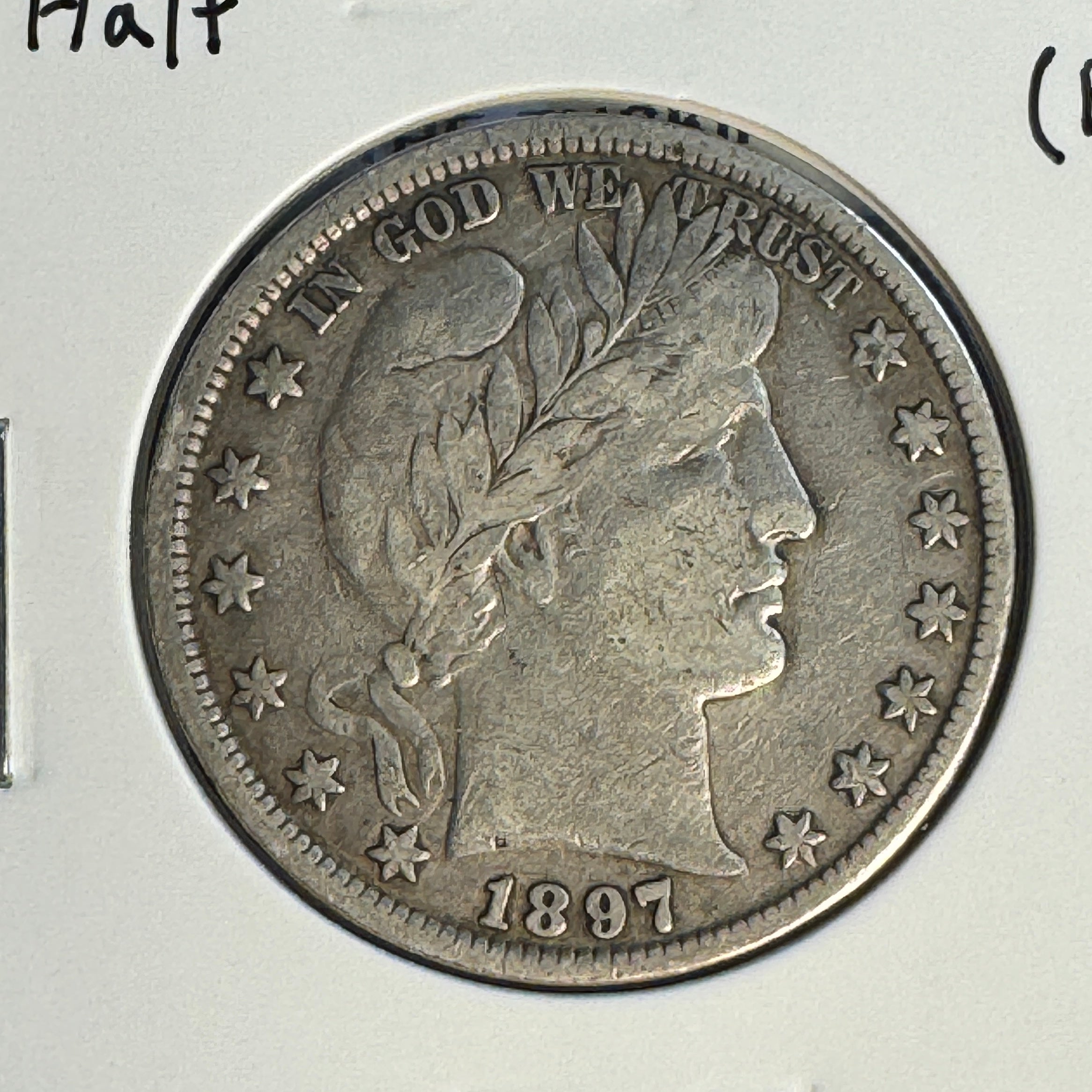 1897 (P) Barber Half Dollar US 50c, VF
