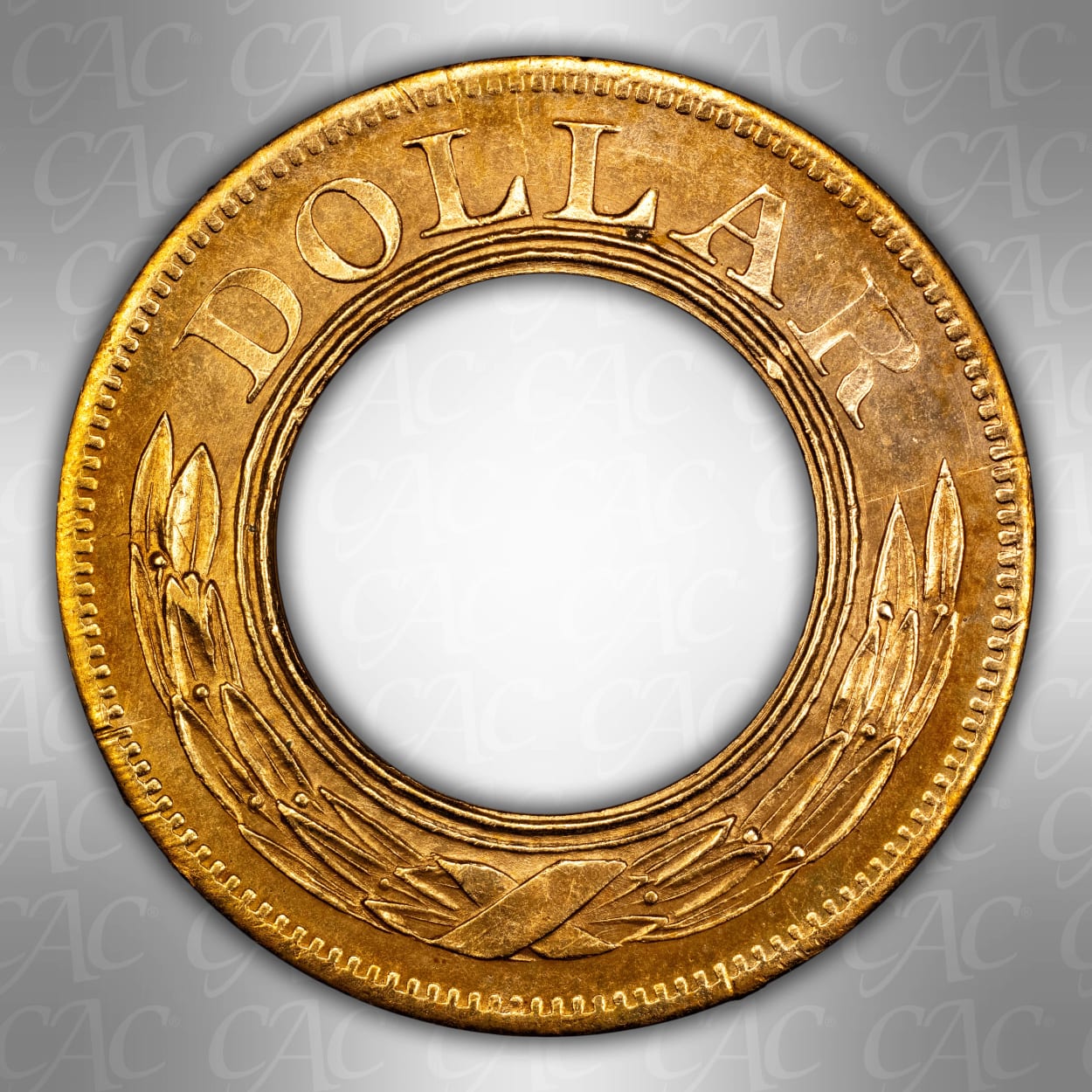 1852 G$1 J-147 Gilt PR65 CAC Pattern 1 of 3 Known, Finest Known