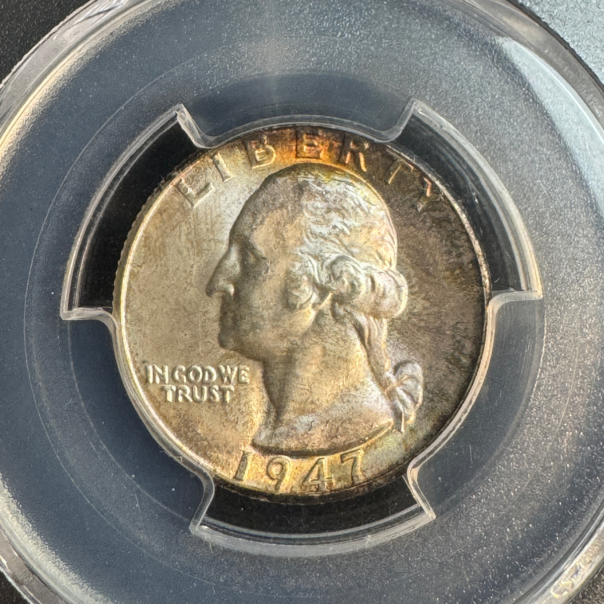 1947-D Washington Quarter 25c, PCGS MS-66+