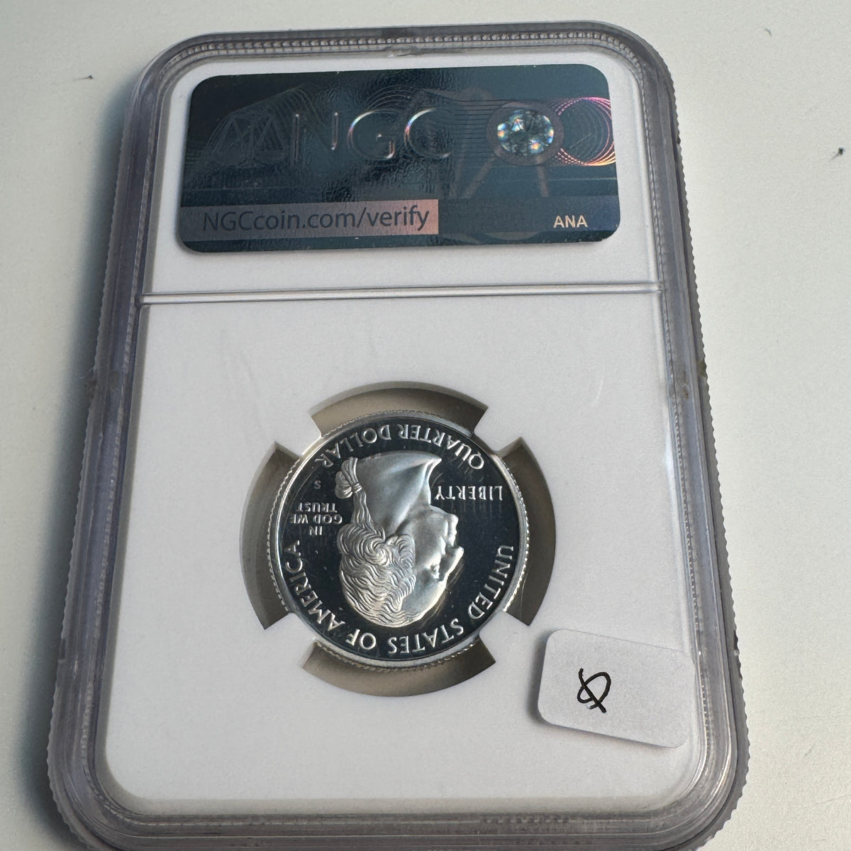 2007-S Washington State Silver 25c, NGC PF-70 Ultra Cameo 💎