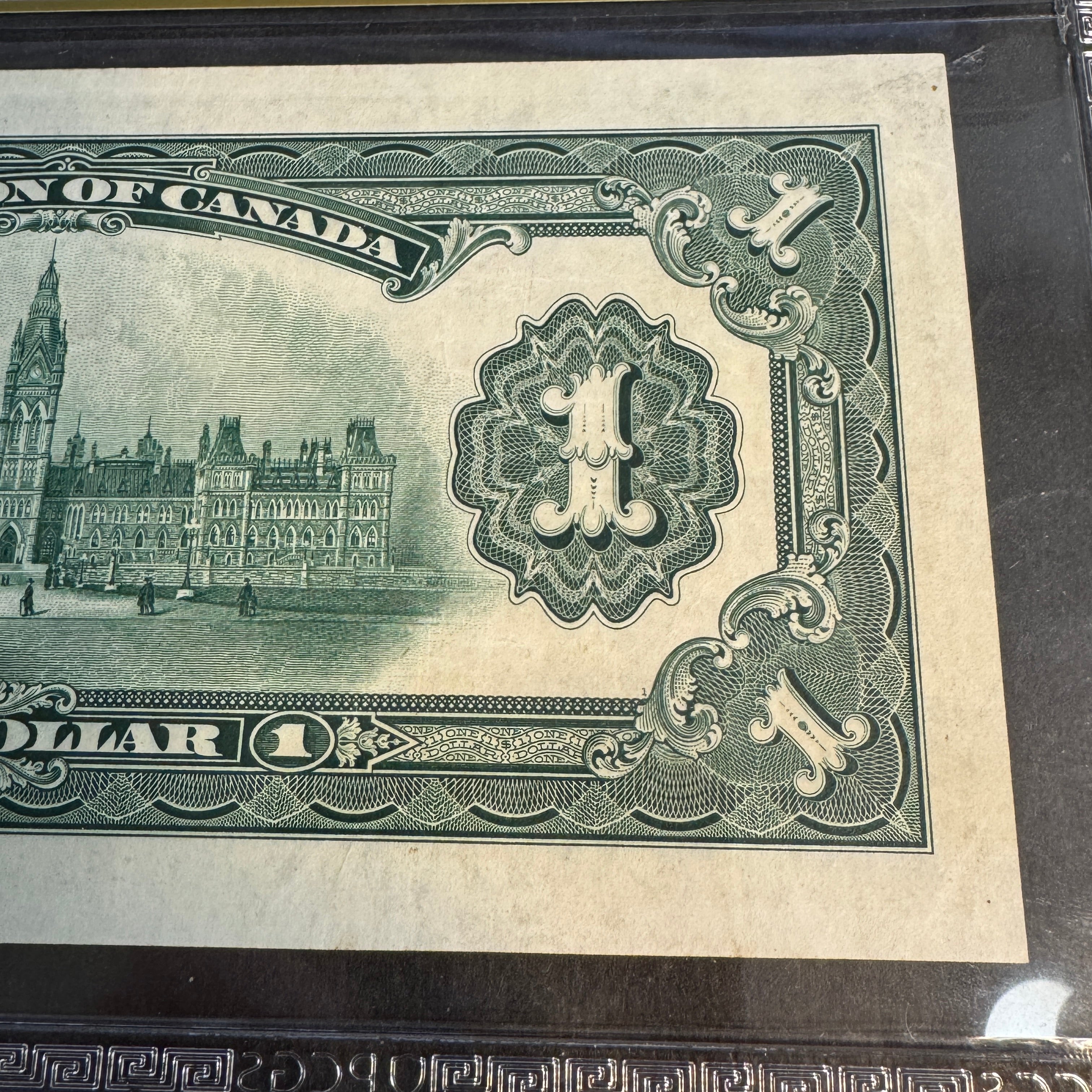 1917 Dominion of Canada Dollar, Low Serial Plate A12/1, P#32a Boville & Hand Countersigned, PCGS Very Fine 30