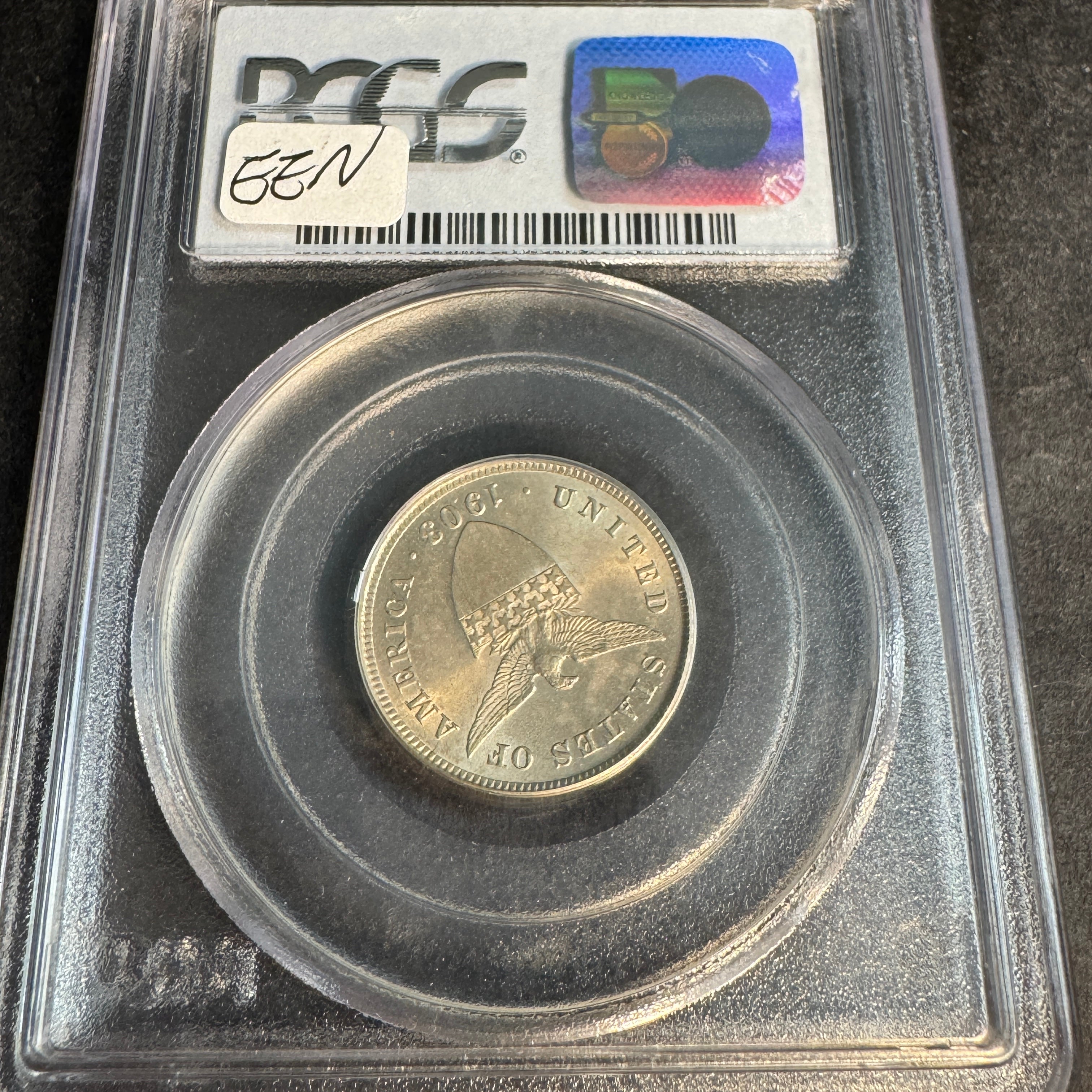 1903 US Philippines 5 Centavos, PCGS MS-64