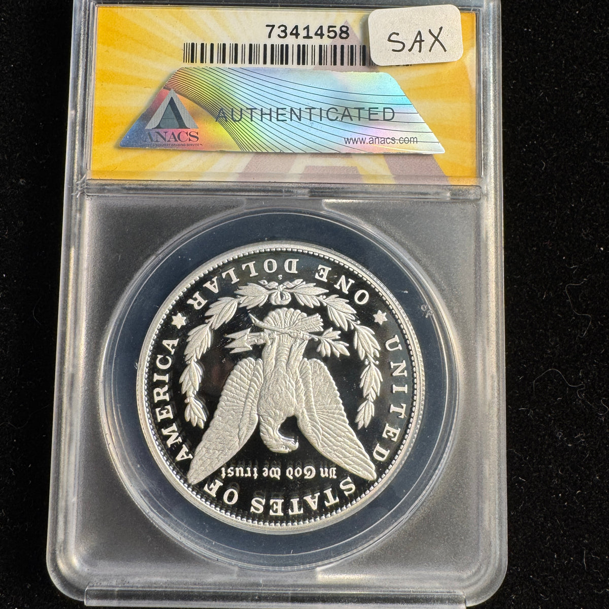 2023-S Proof Morgan Silver Dollar, ANACS PF-70 DCAM