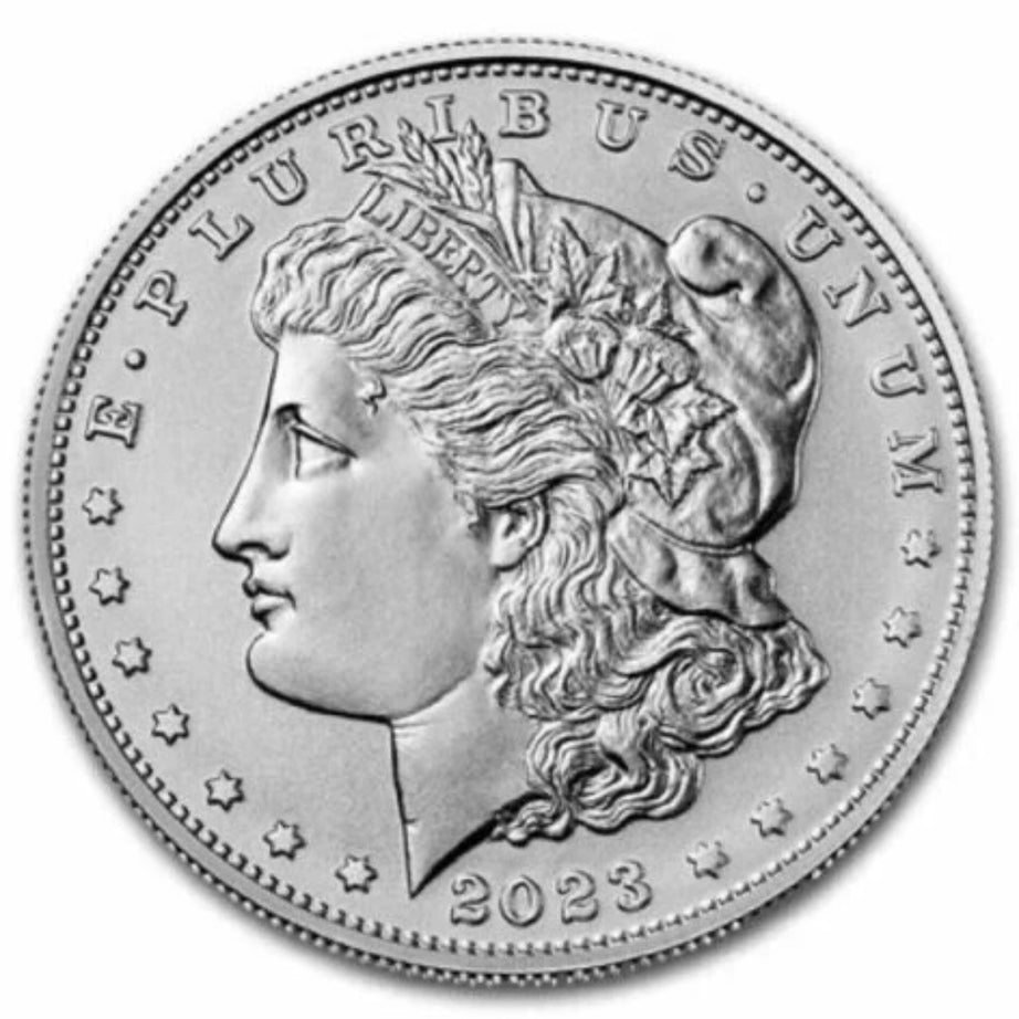 2023 Morgan Silver Dollar, Philadelphia, UNC - US Mint Box & COA