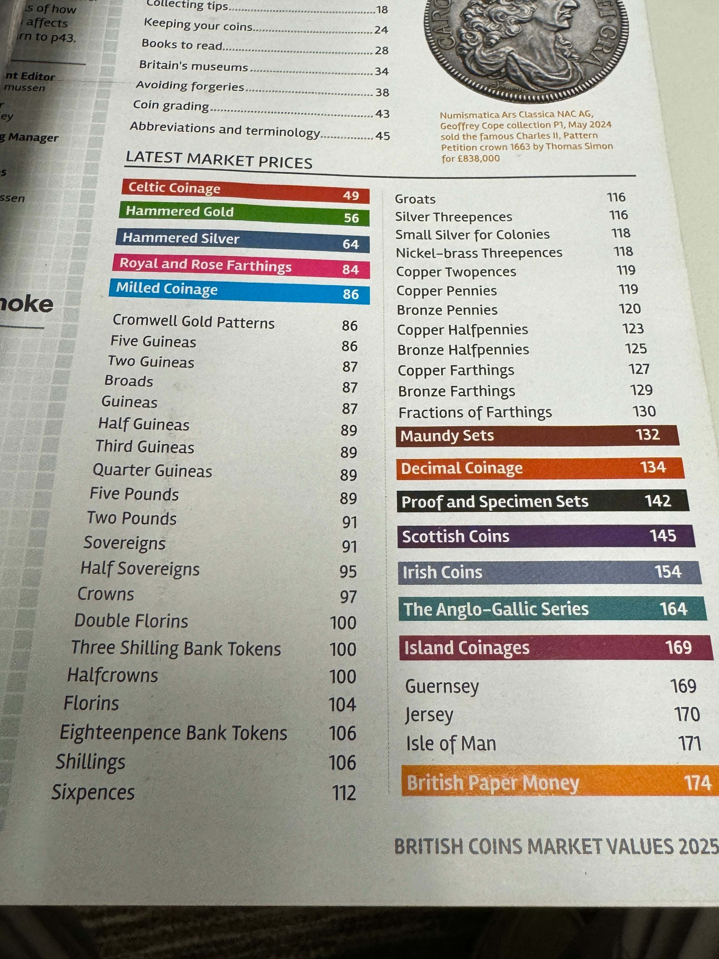 2025 British Coin Market Values (Annual Updated Price Guide) - Bill Recommended 🇬🇧👌- Almost 200 pages