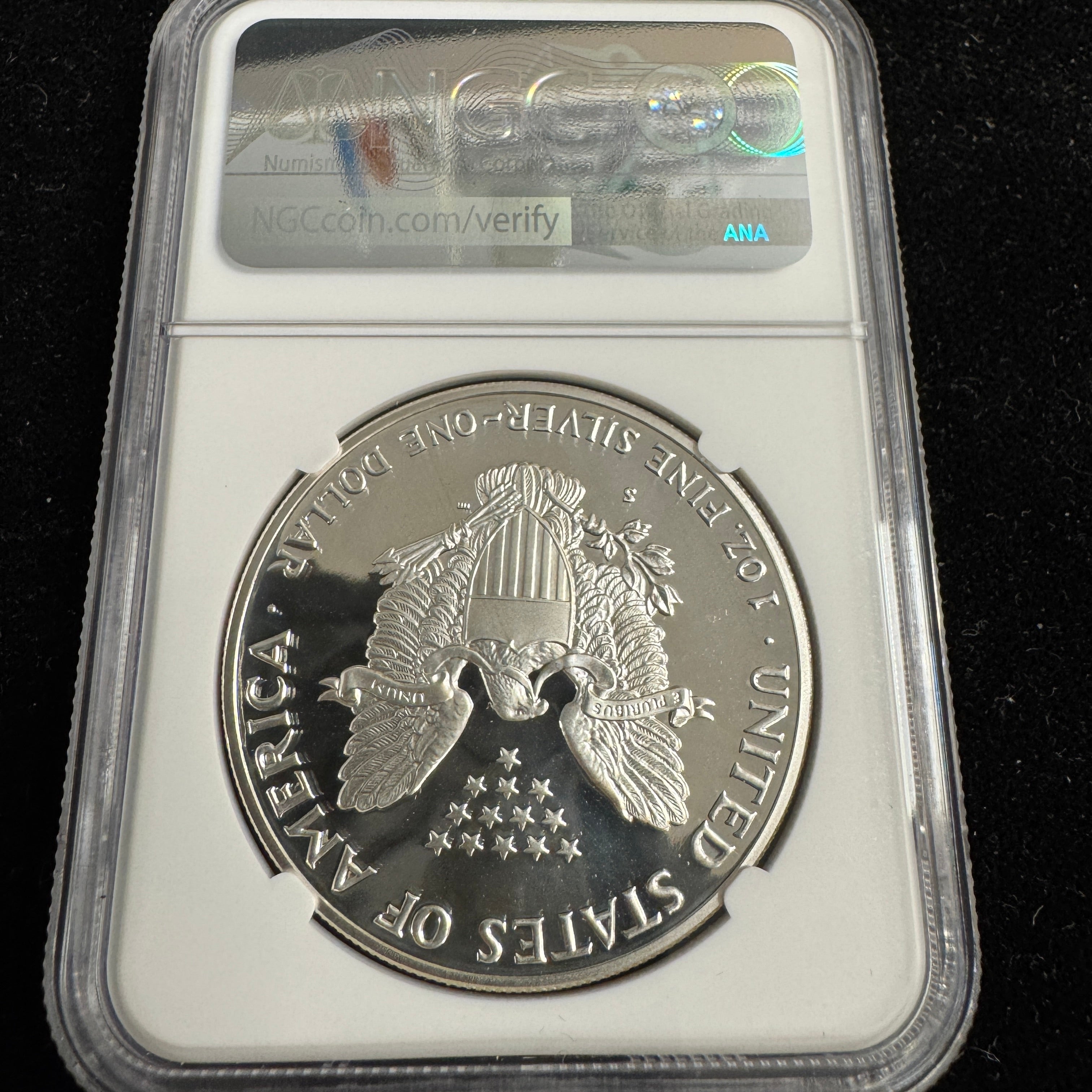 1991-S Proof Silver Eagle NGC PF-69 Ultra Cameo