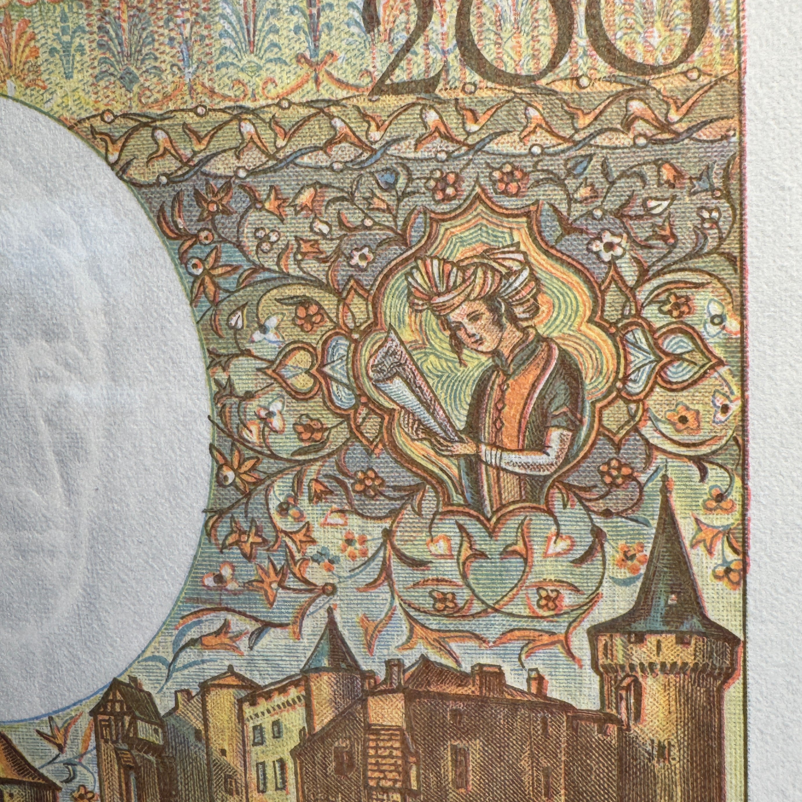1990 France 200 Francs, Montequieu, P#155d, PMG Gem UNC 66 EPQ