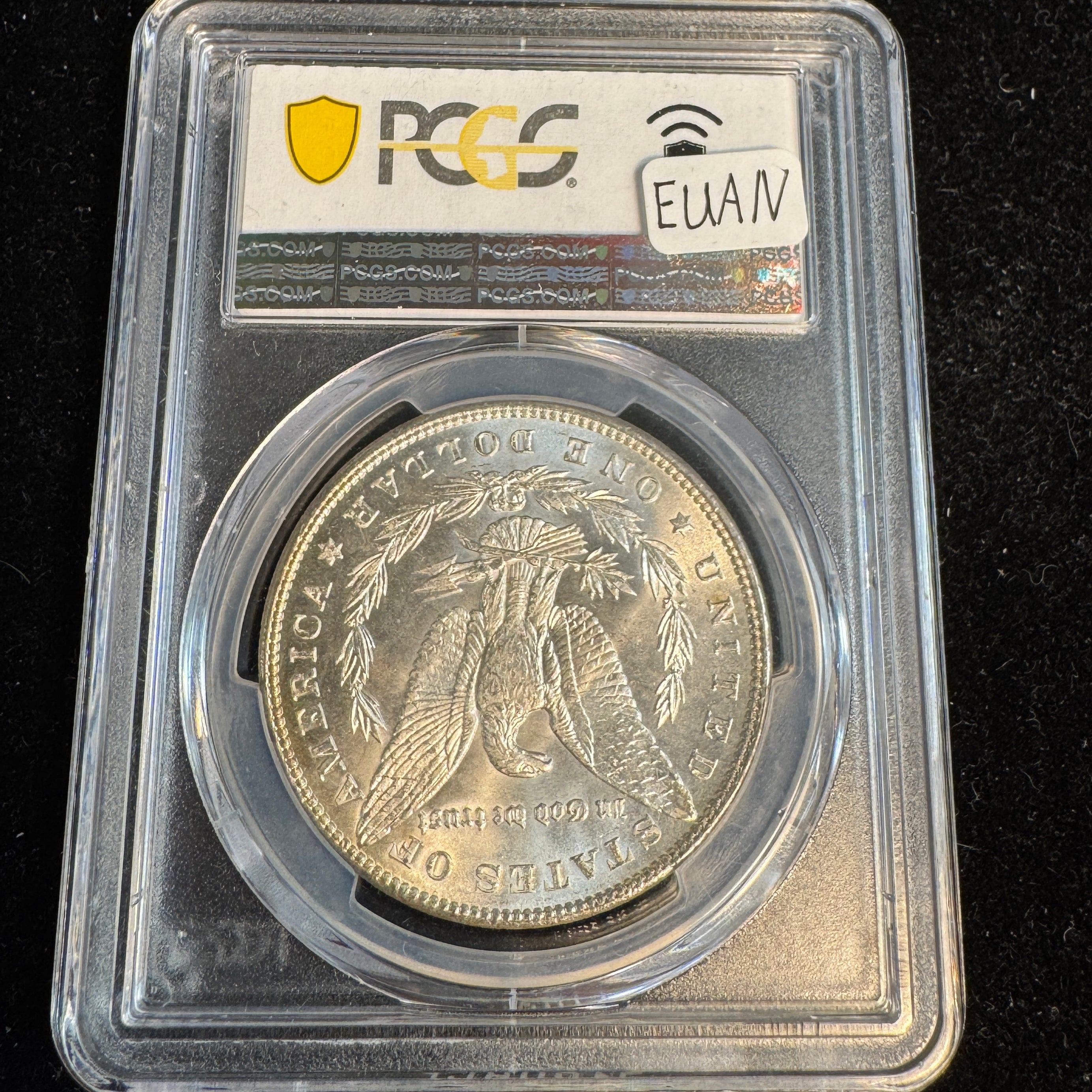 1887 Morgan Silver Dollar PCGS MS-67 Green CAC Approved