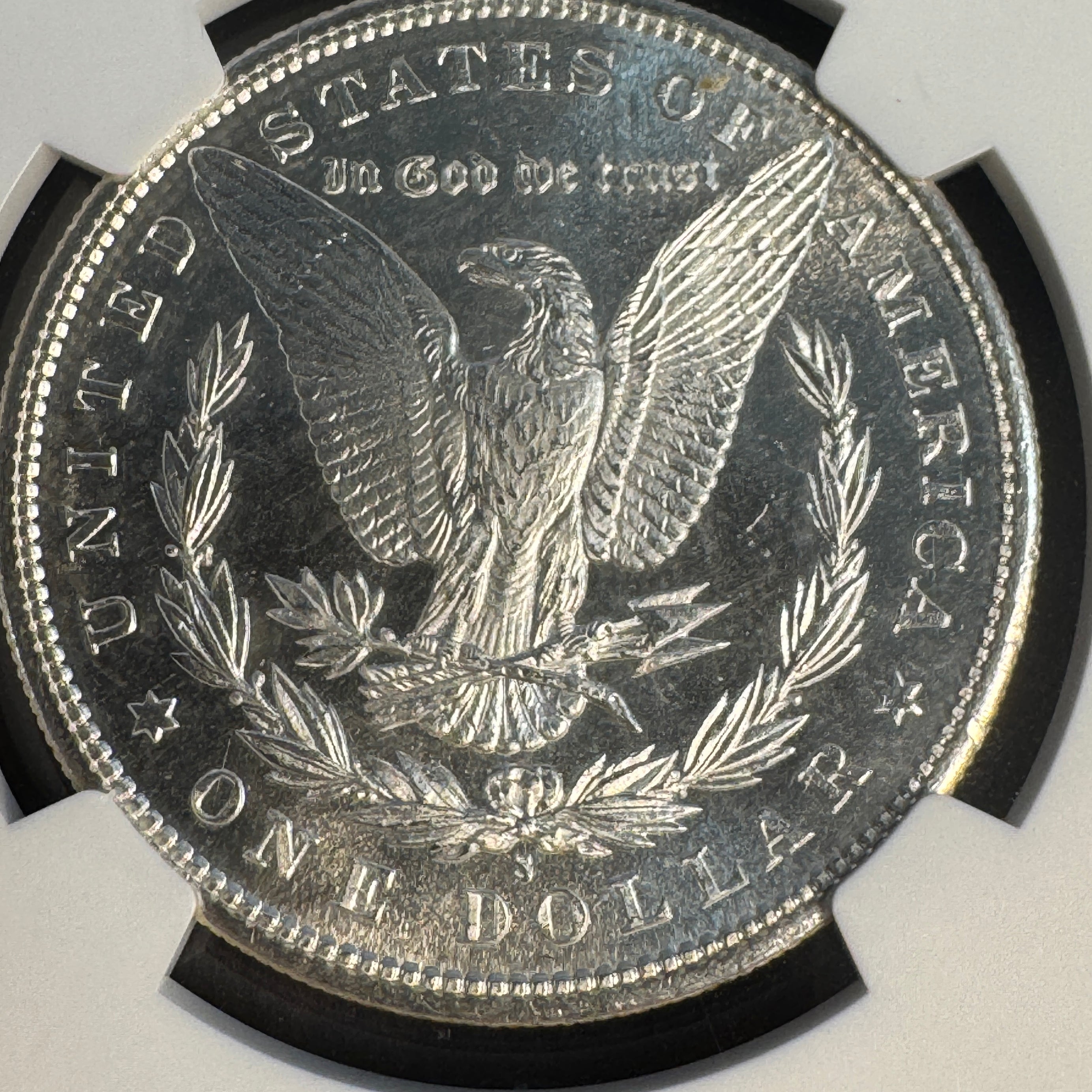 1881-S Morgan Silver Dollar, NGC MS-66 with Green CAC 🟢