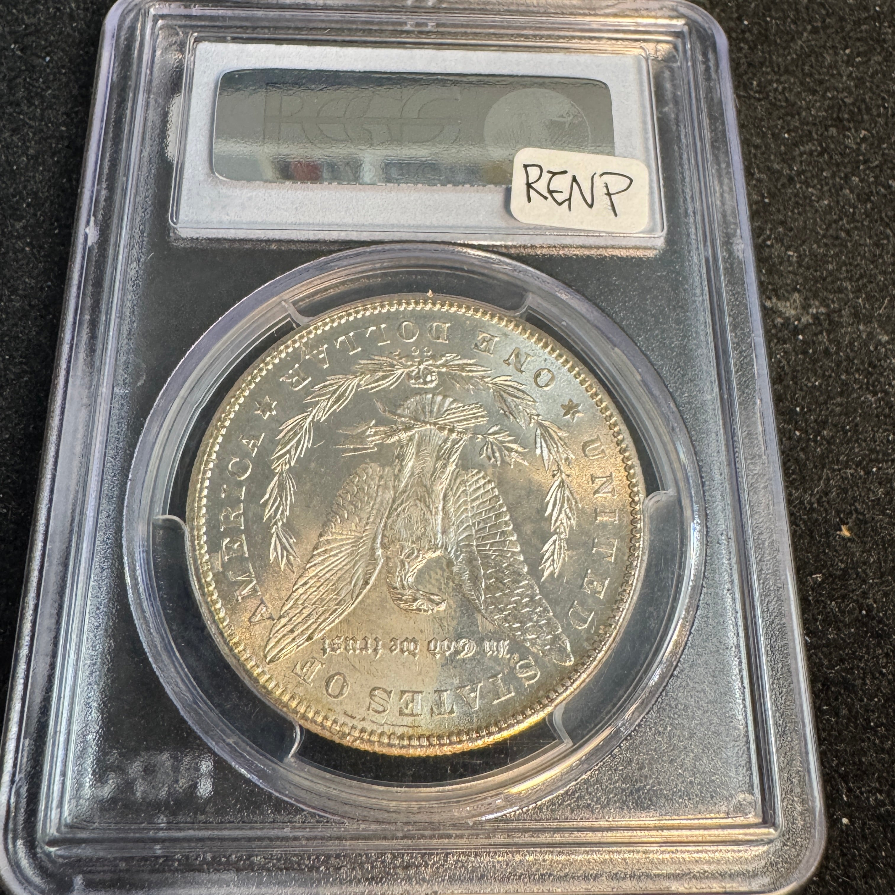 1878-CC Morgan Silver Dollar, GSA Hoard & McClaren, PCGS MS-62