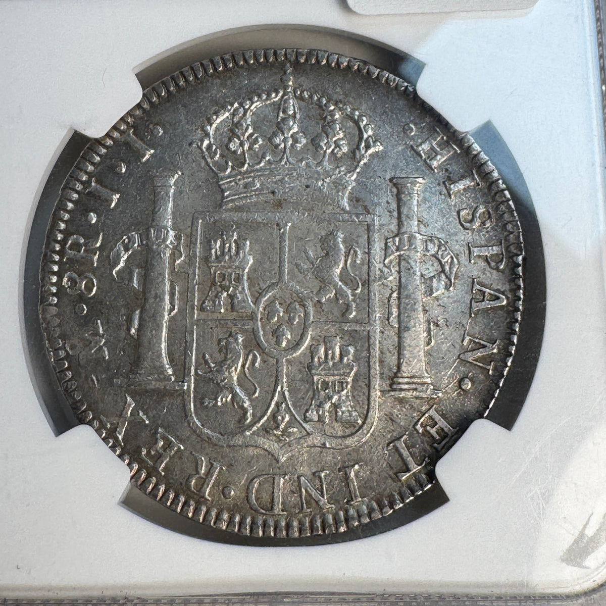 1819 Mo-JJ Mexico 8 Reales, Ferd. II, NGC MS-60