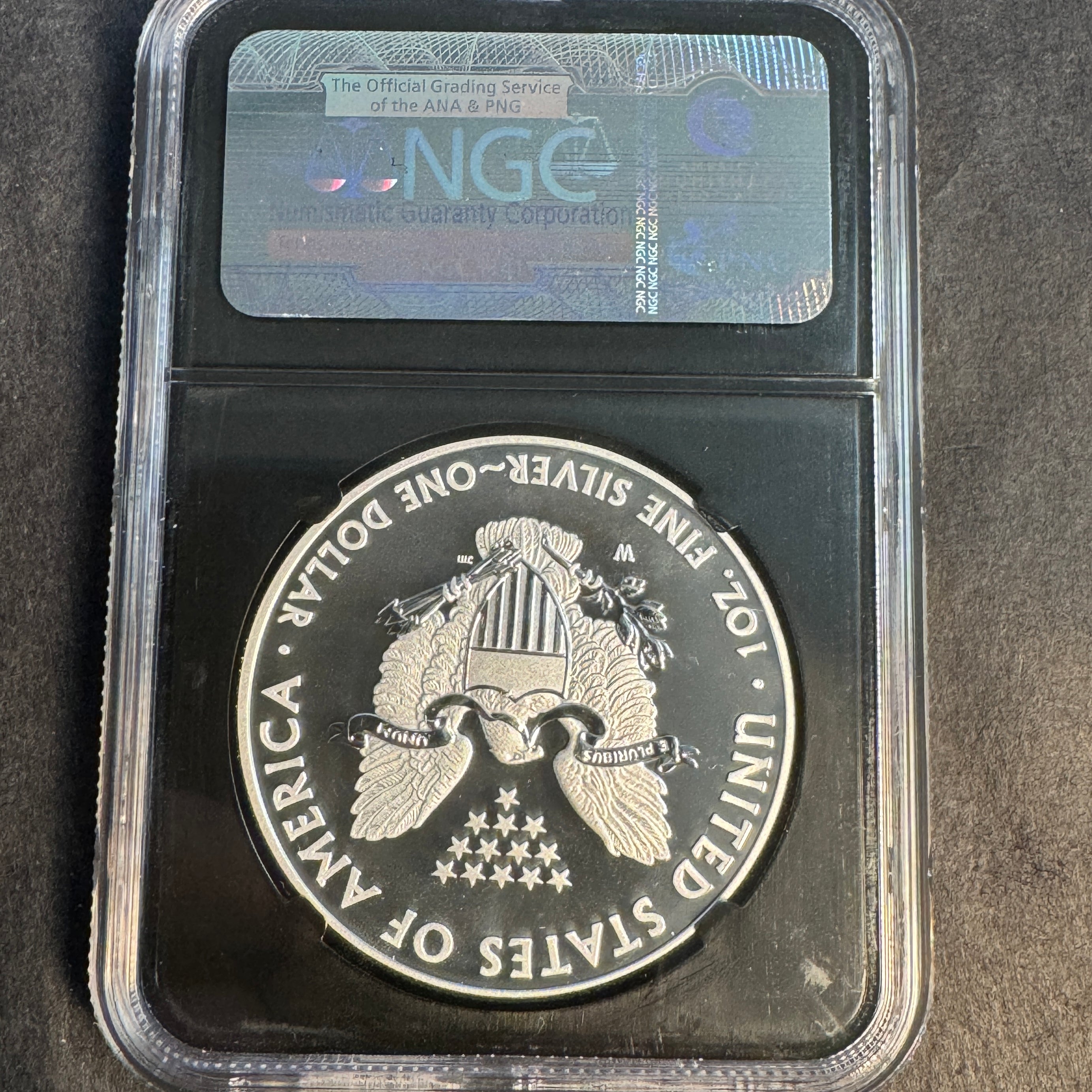 2013-W West Point Enhanced Finish Proof Silver Eagle $1, Early Releases, PCGS SP-70