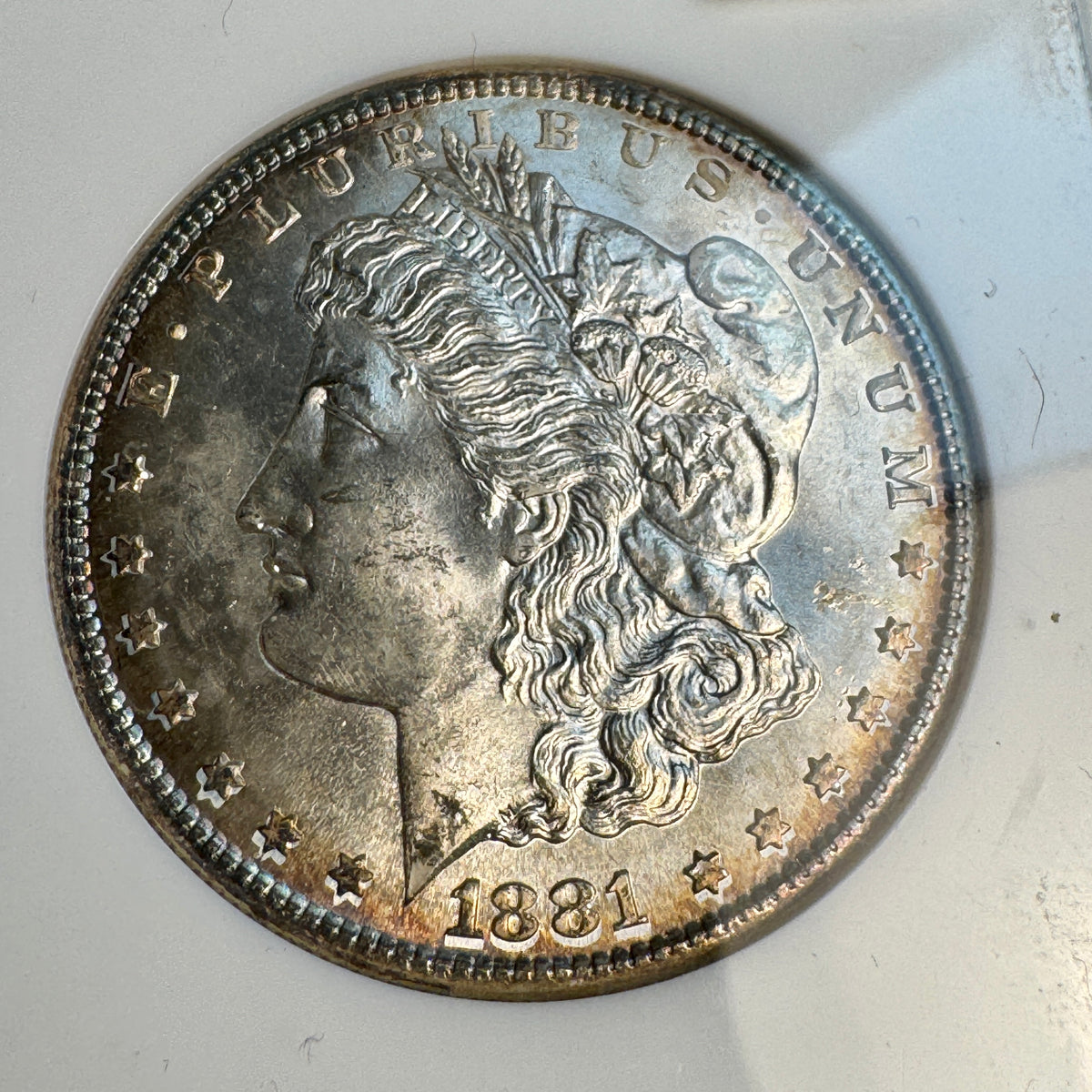 1881-S Morgan Silver Dollar, NGC MS-65