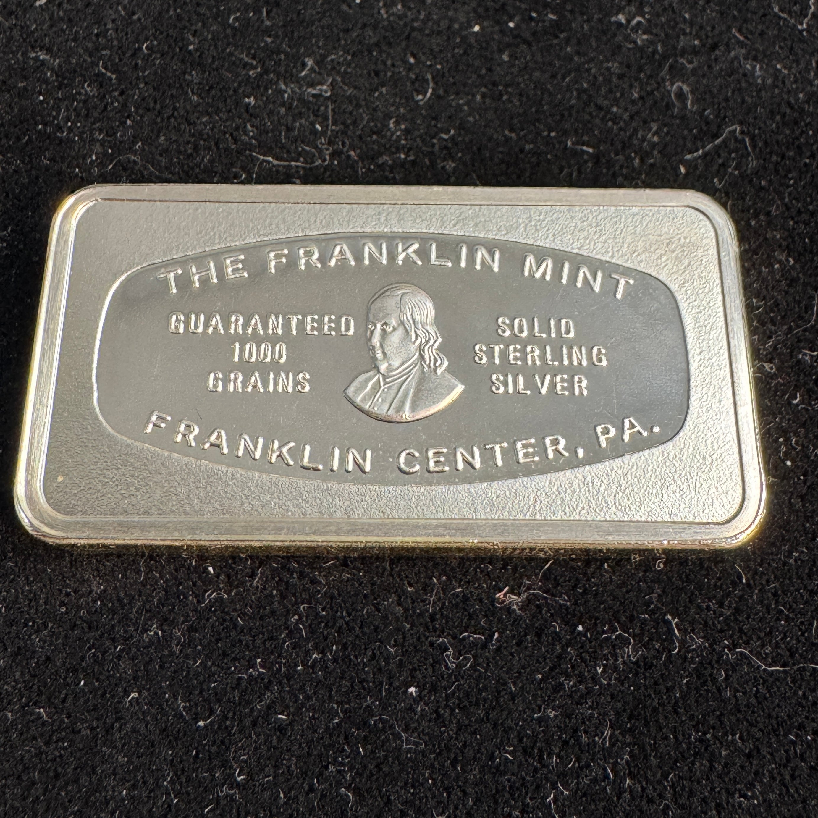 1974-FM Hawaii National Bank, Honolulu - 1000 Grains Sterling Silver Bar
