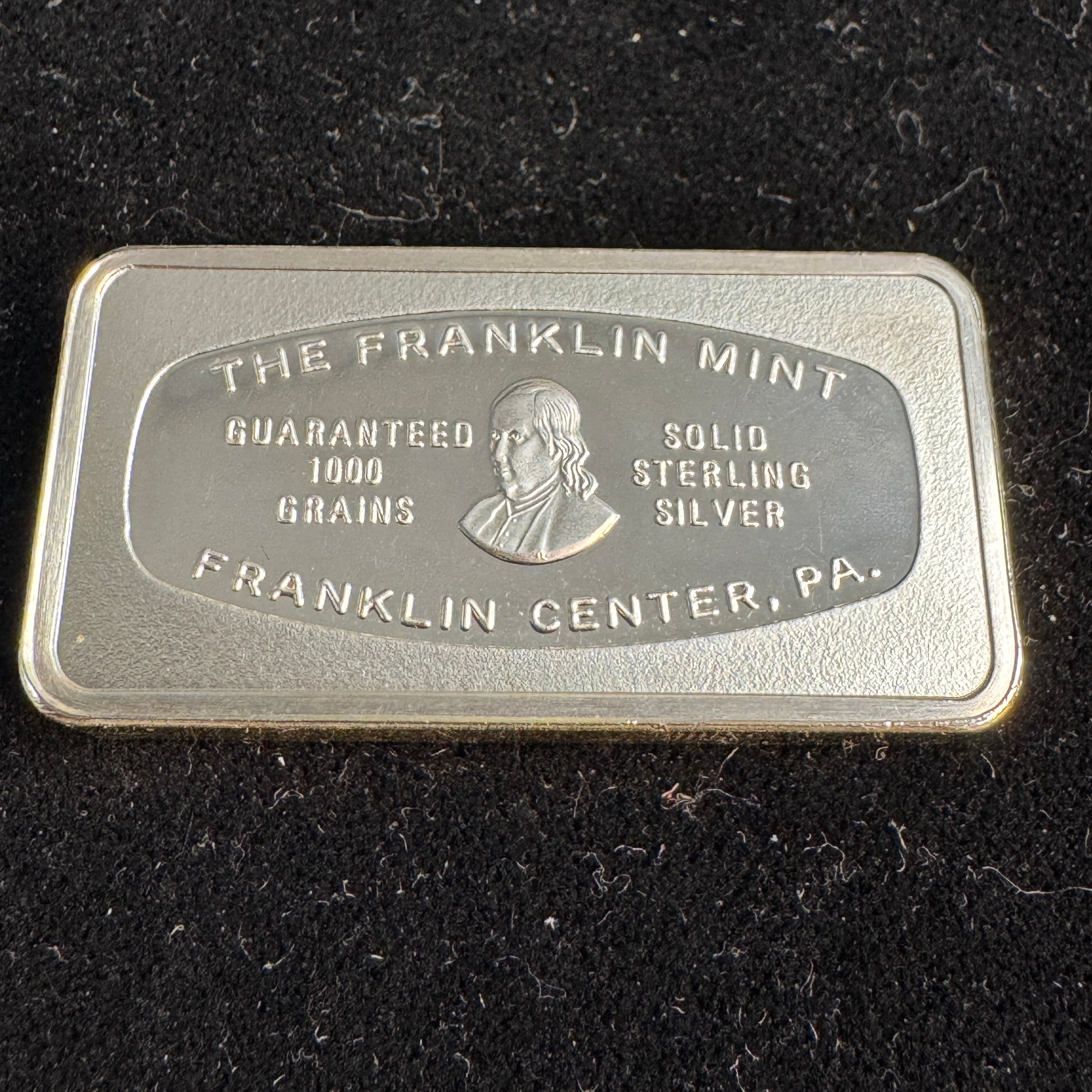 1974-FM Hawaii National Bank, Honolulu - 1000 Grains Sterling Silver Bar
