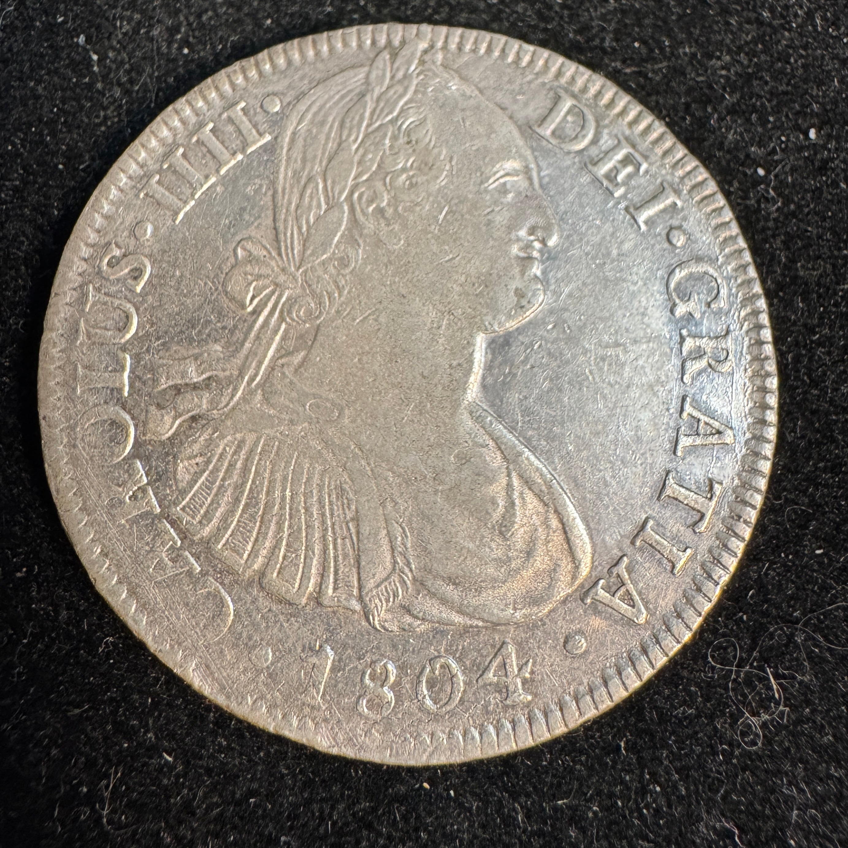 1804 Mo-TH Mexico 8 Reales, Charles IV portrait type, Choice XF/AU