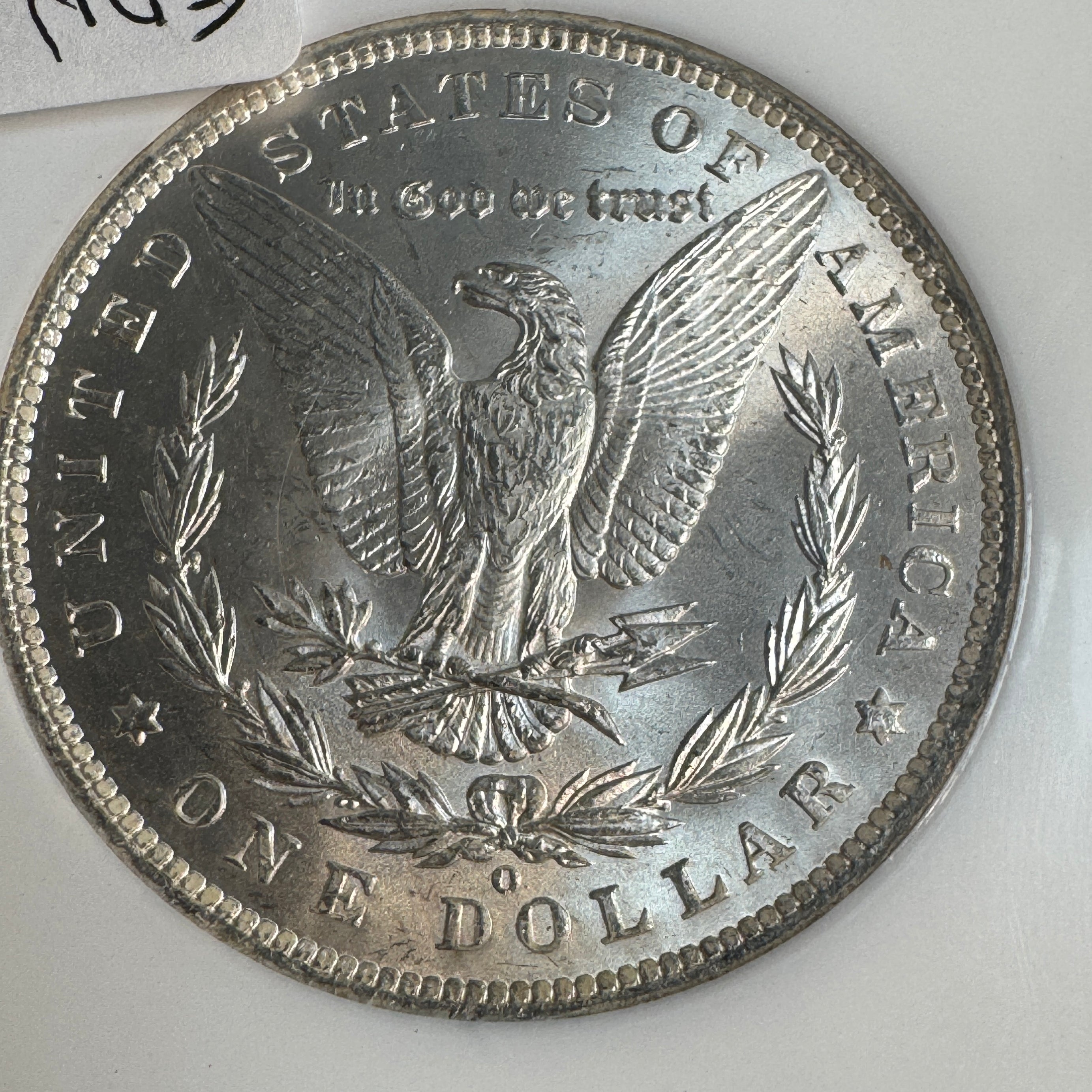 1885-O Morgan Silver Dollar, NGC MS-66