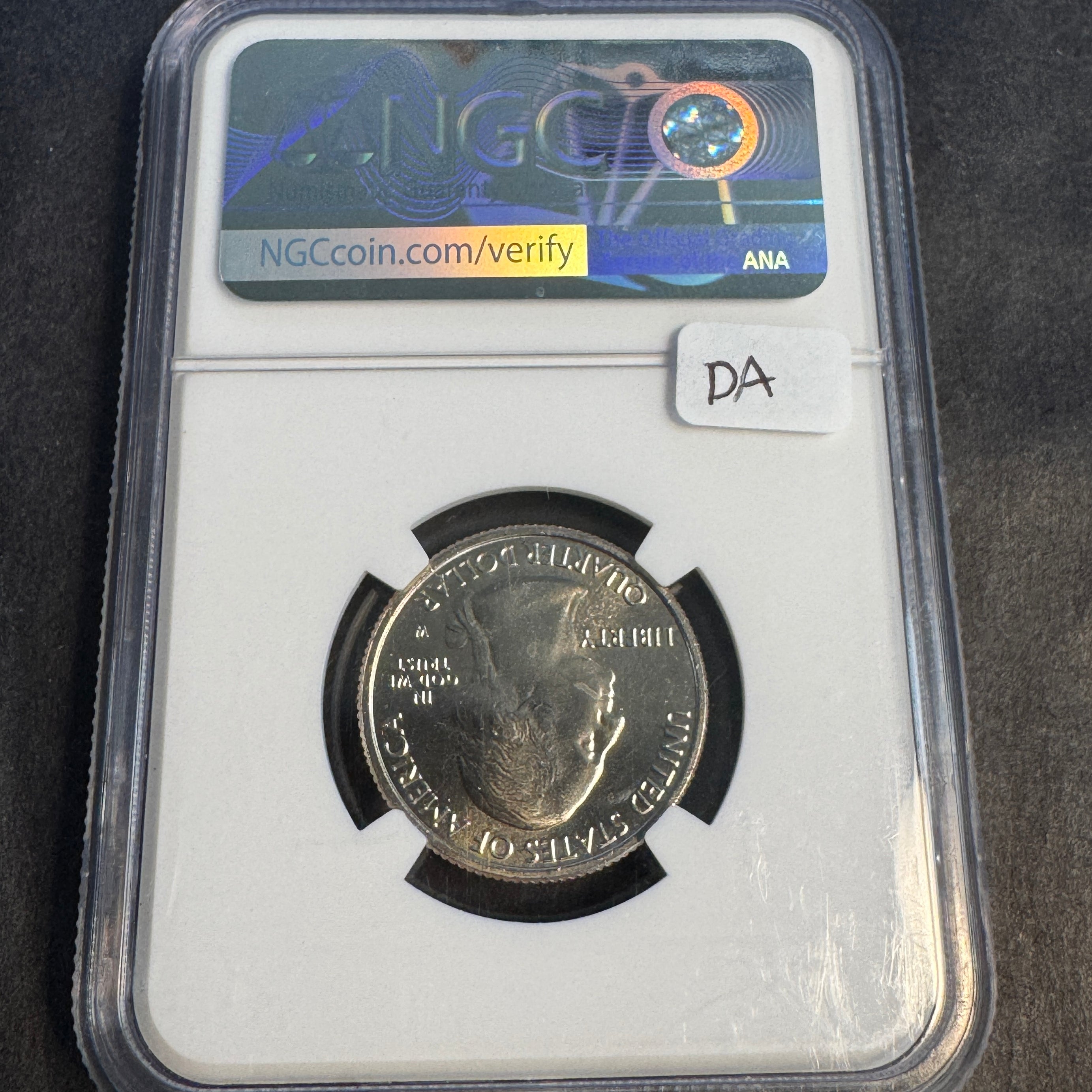 2019-W San Antonio 25c West Point Quarter, NGC MS-66