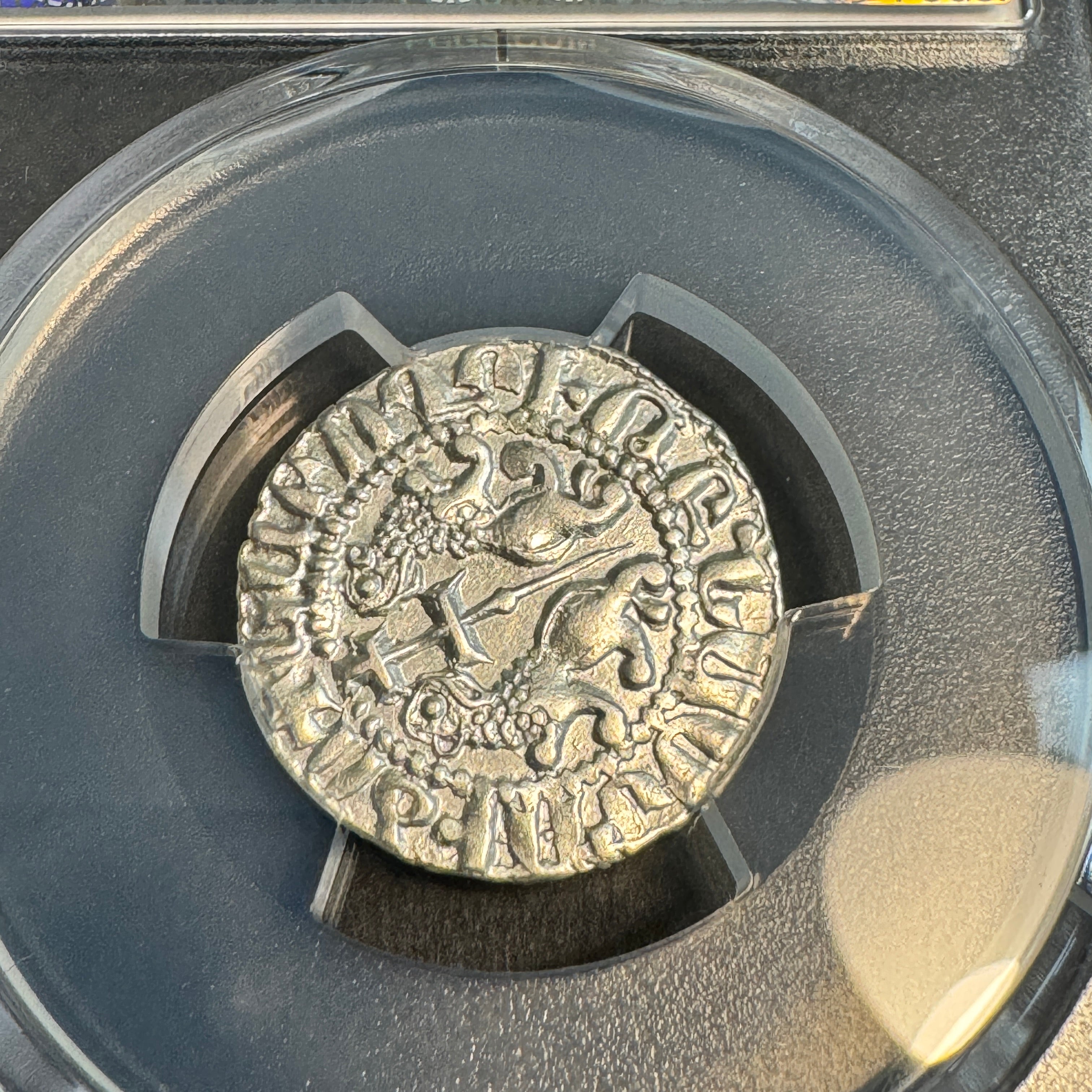 Levon I, Armenia (1198-1219 AD) Crusader Silver Tram, PGCS MS-63 🇦🇲