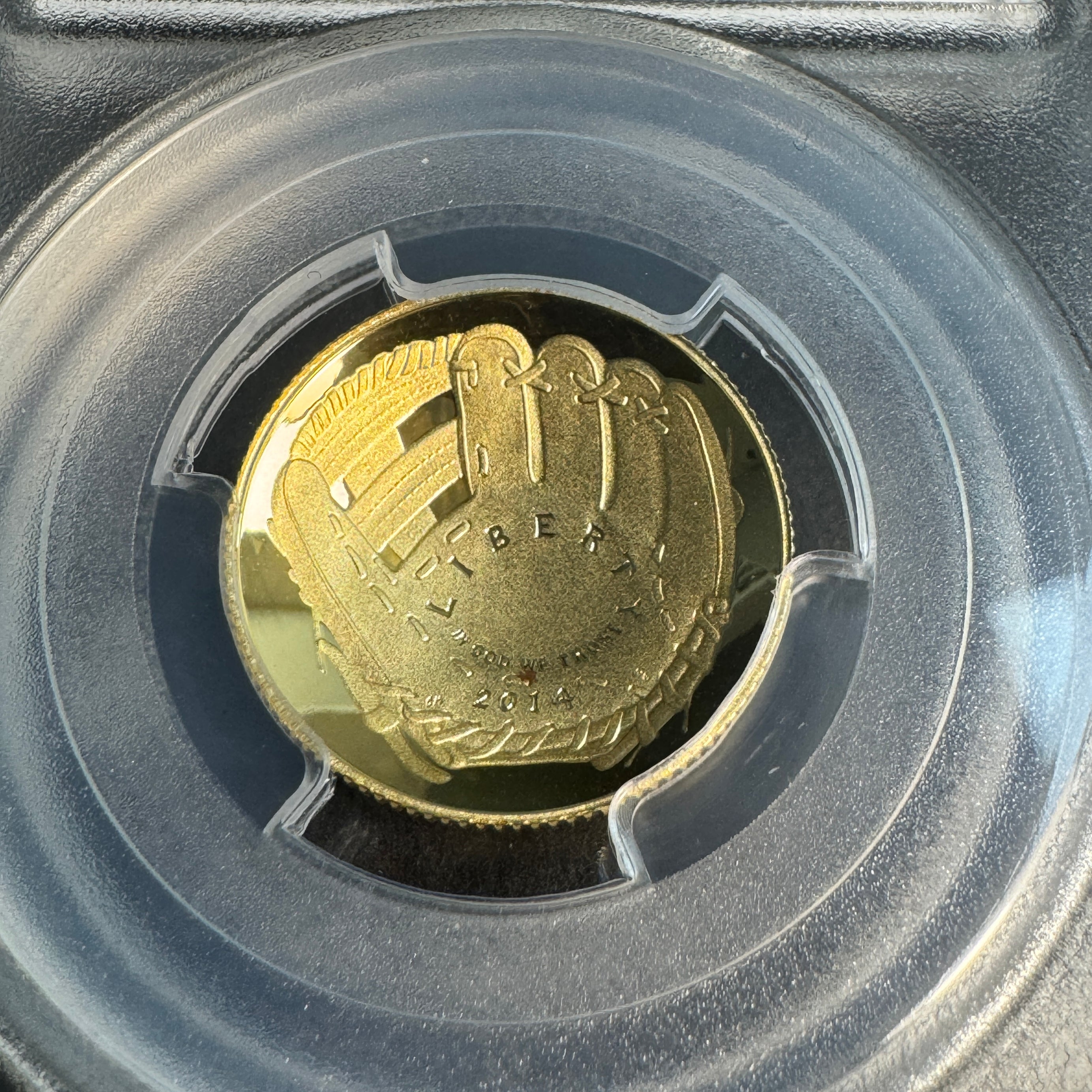 PETE ROSE Autographed 2014-W Baseball ⚾️ HOF $5 US Gold, PCGS PR-70 DCAM 💎