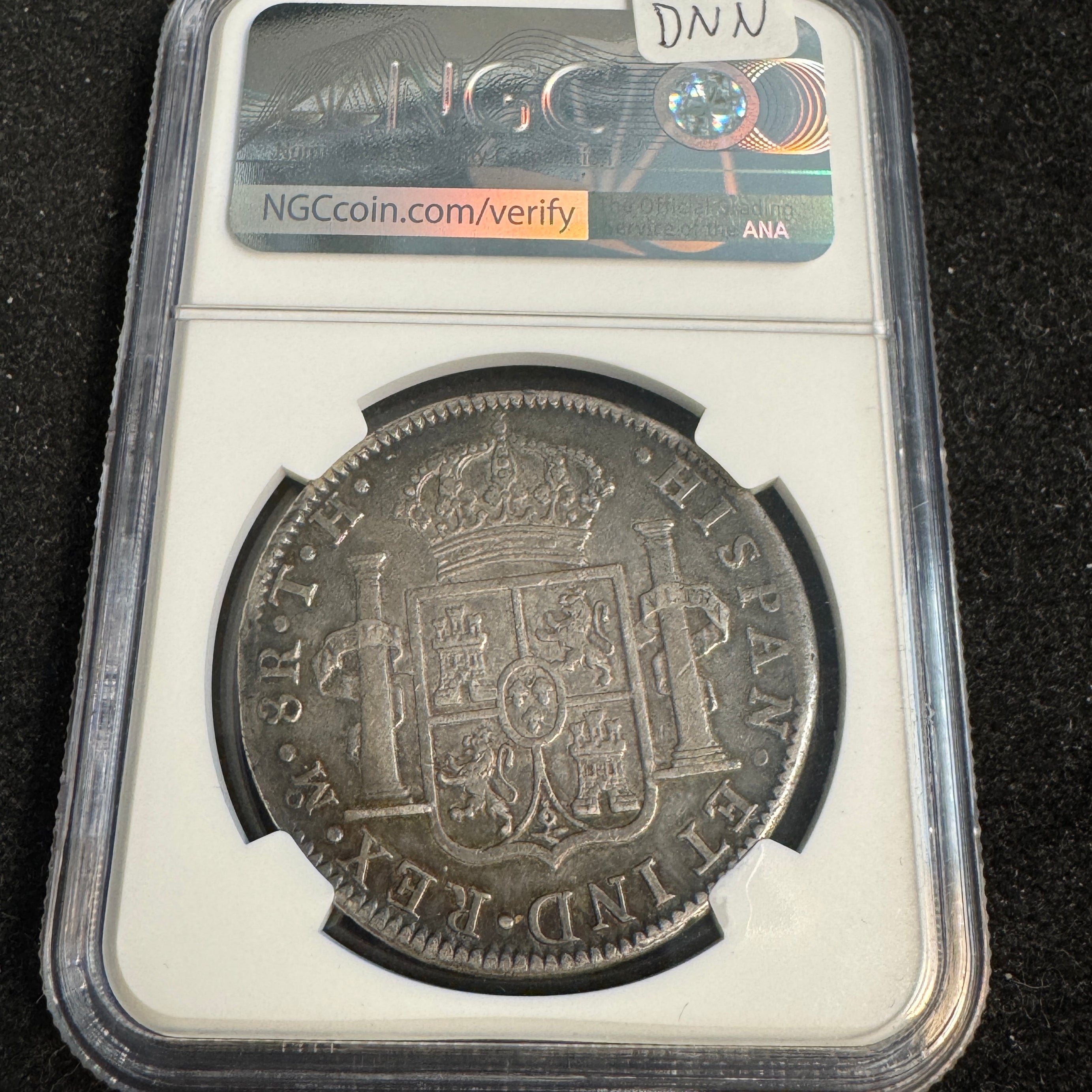 1806 Mo-TH Mexico 8 Reales Charles IV, NGC VF-30