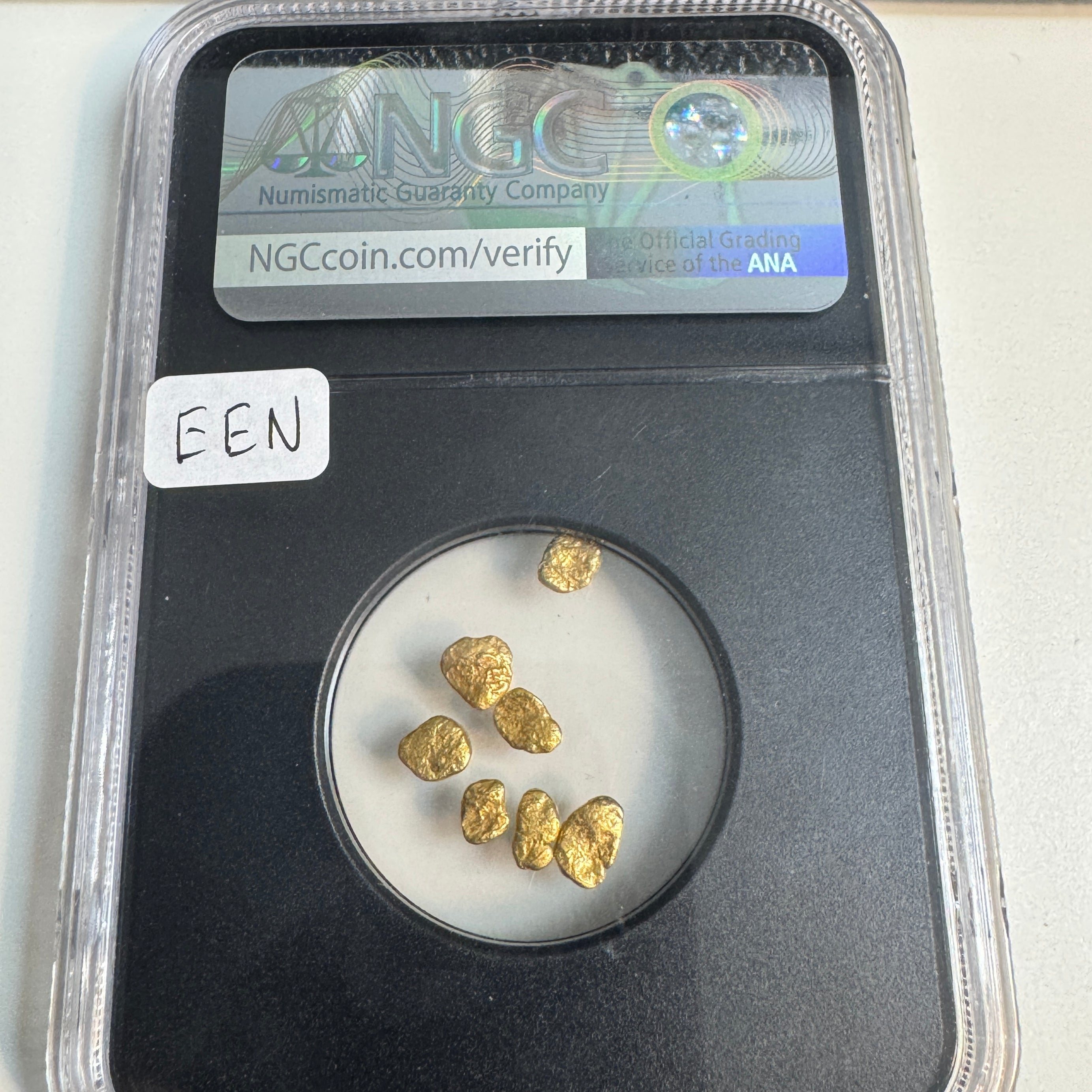 OREGON GOLD NUGGETS 1.14g, Vaultbox NGC