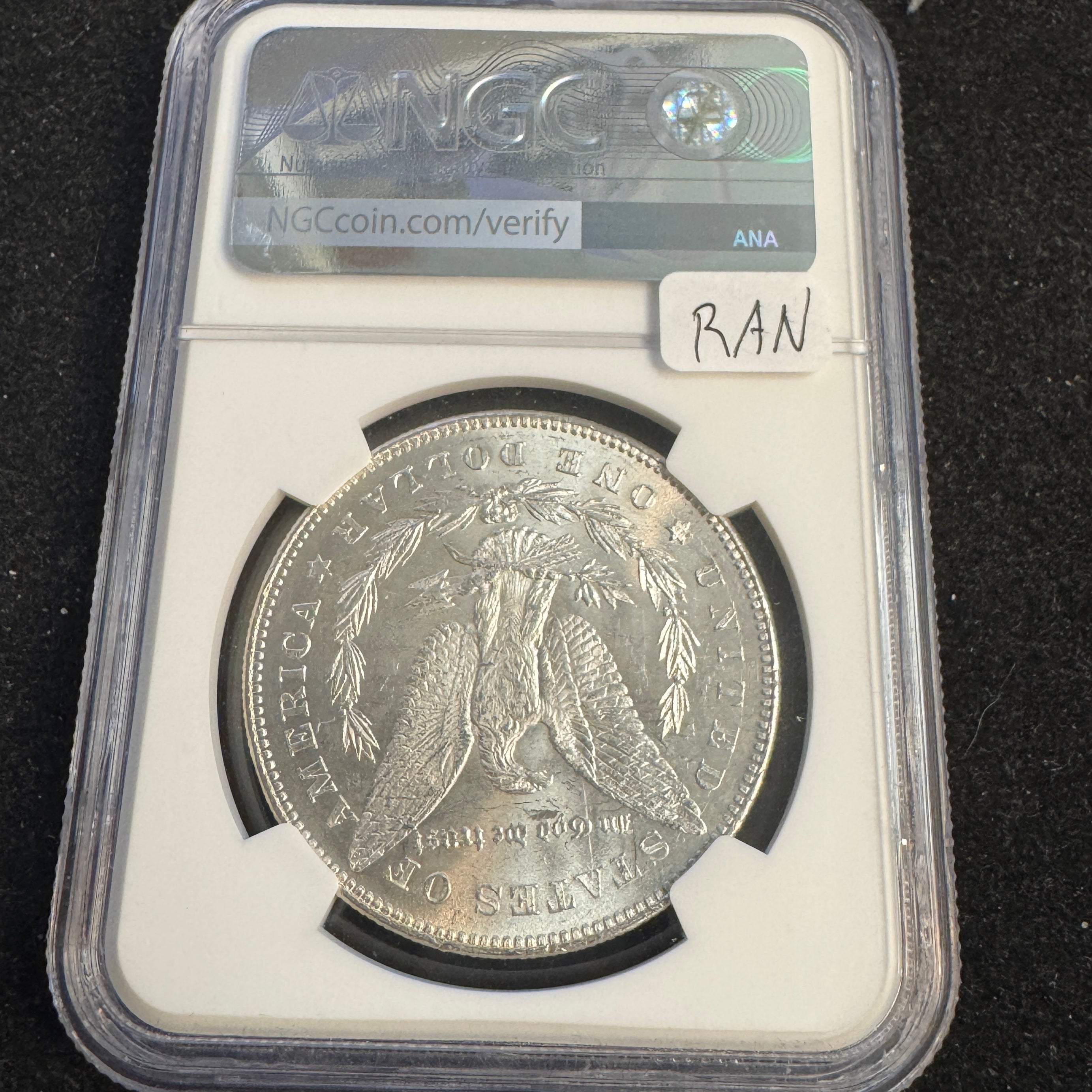 1878 7/8 TF Strong - Morgan Silver Dollar, NGC MS-63 Green CAC