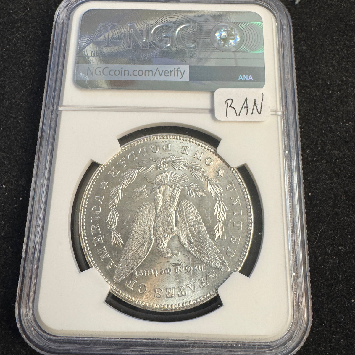 1878 7/8 TF Strong - Morgan Silver Dollar, NGC MS-63 Green CAC