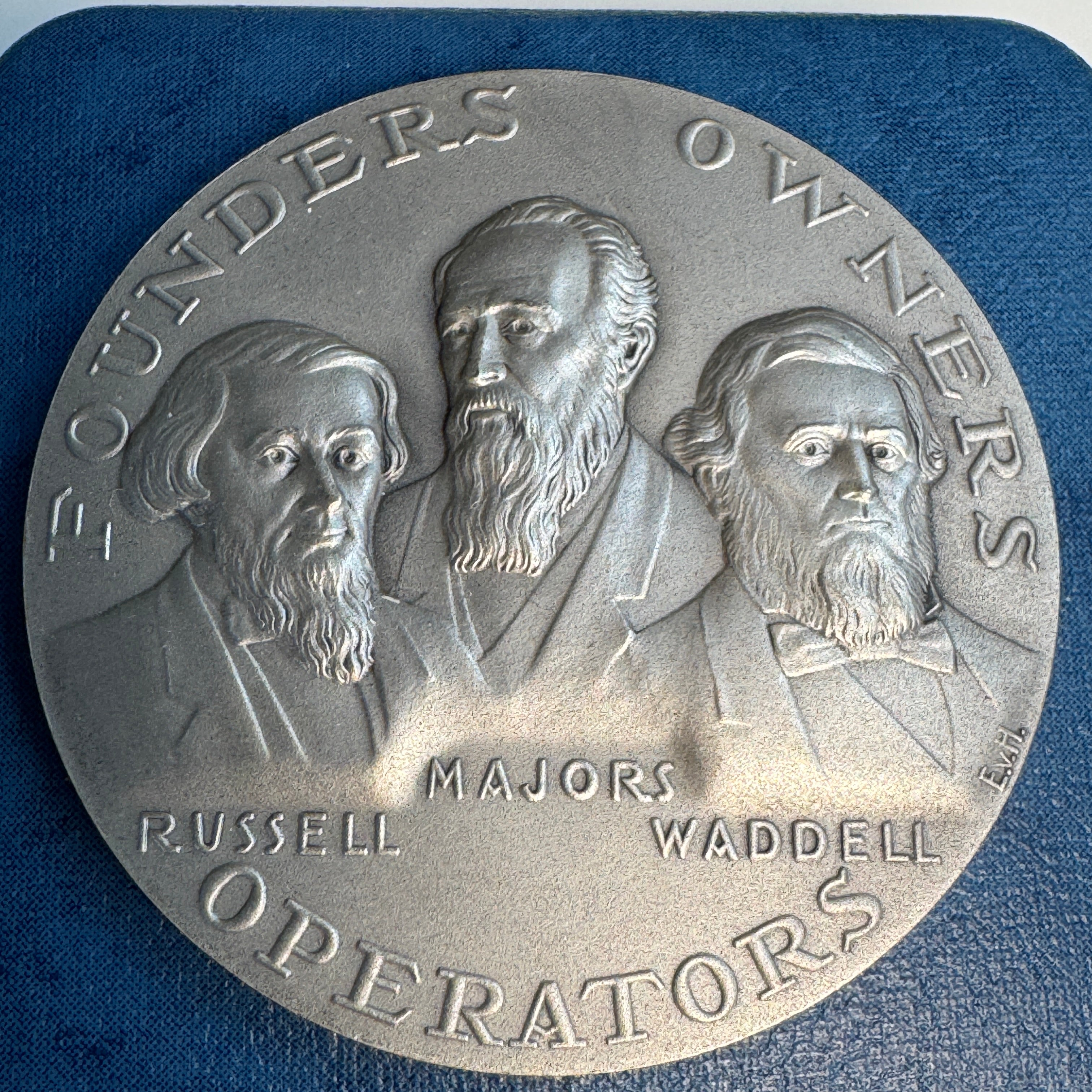 1960 (P, US Mint) Pony Express Founder’s 57mm Silver Medal, SWO-31-Ic, 3000 mtg.