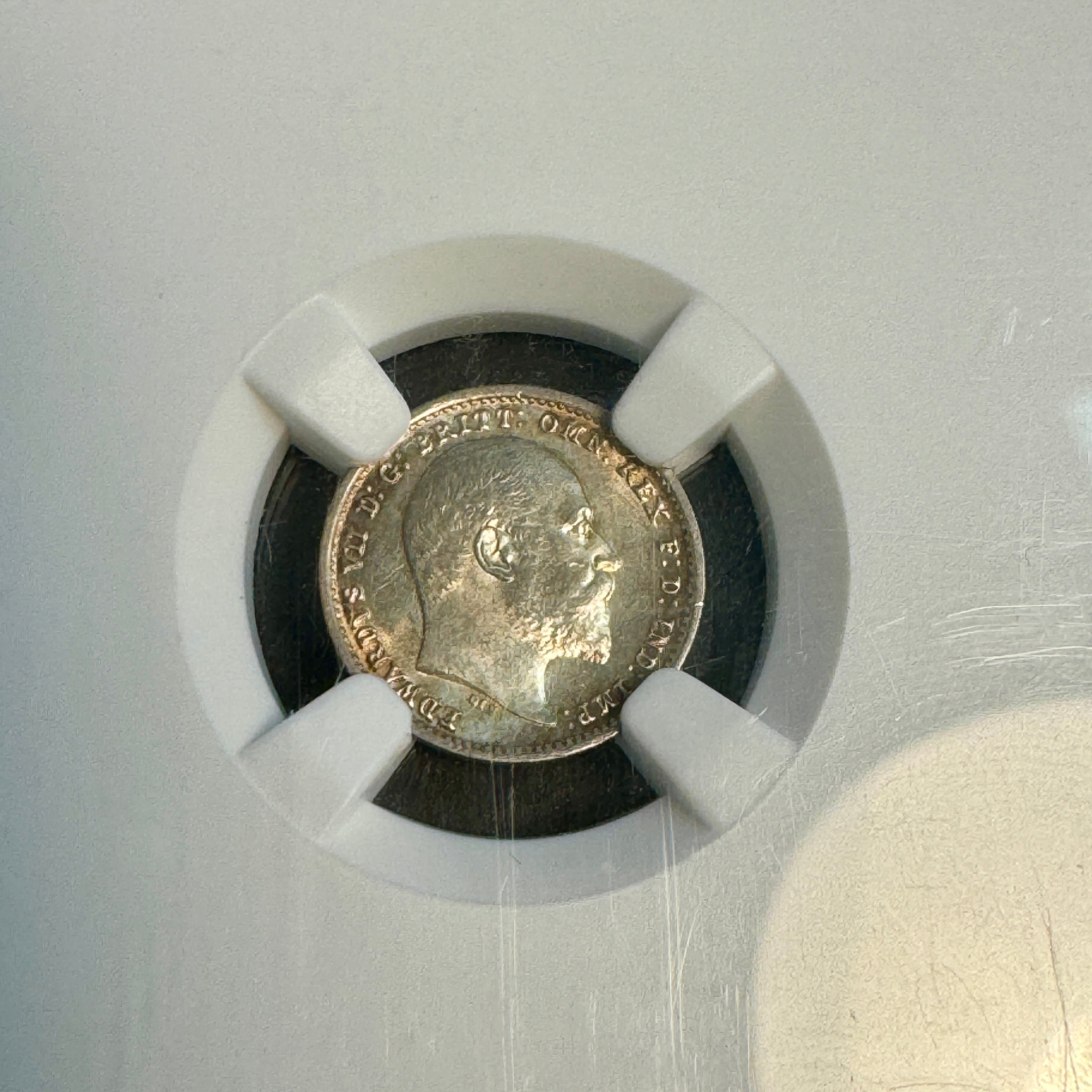 1904 Great Britain 2 Pence Maundy Silver, Edward VII, NGC MS-66 🇬🇧