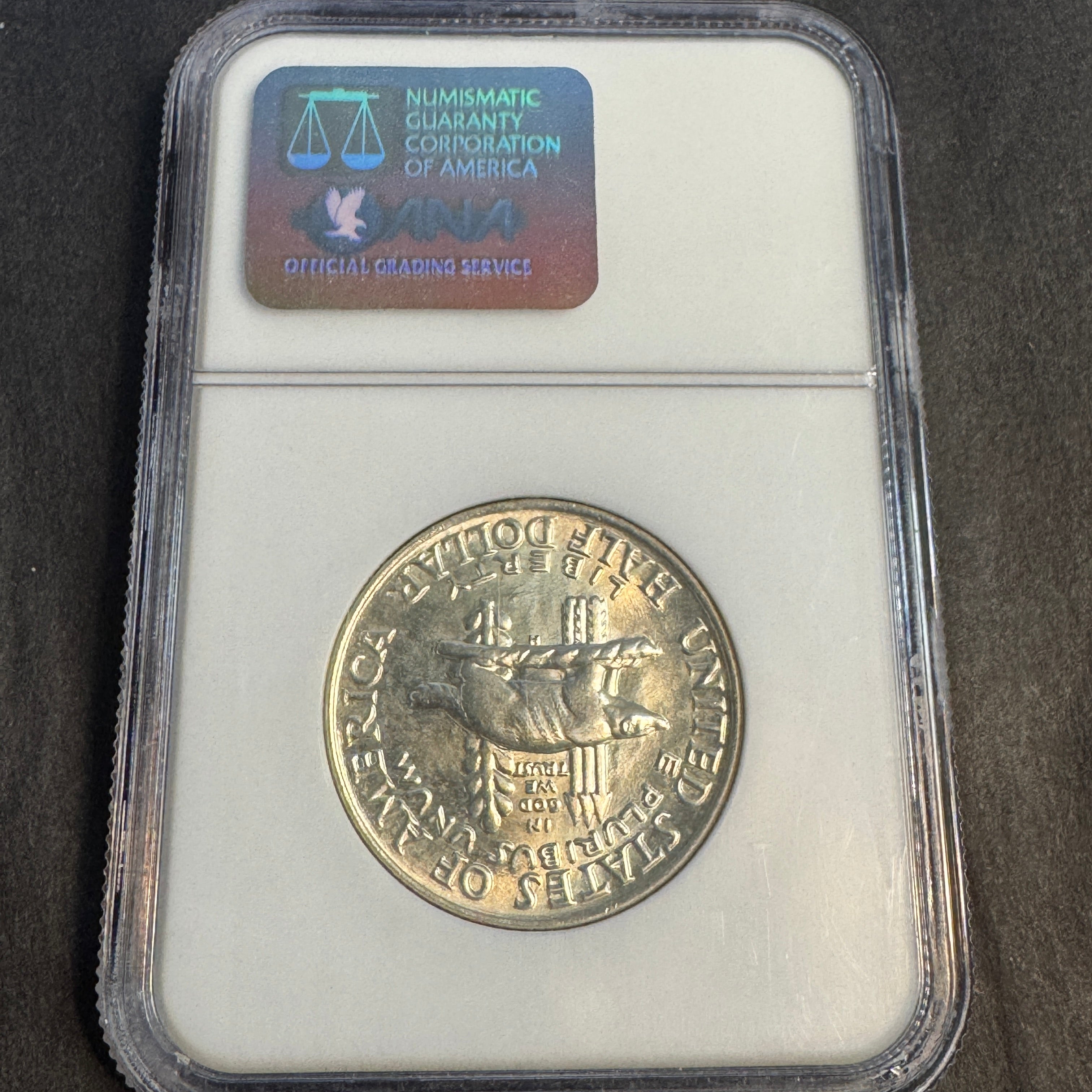 1936 Wisconsin Territorial Centenary Commemorative Half Dollar US 50c, NGC MS-66