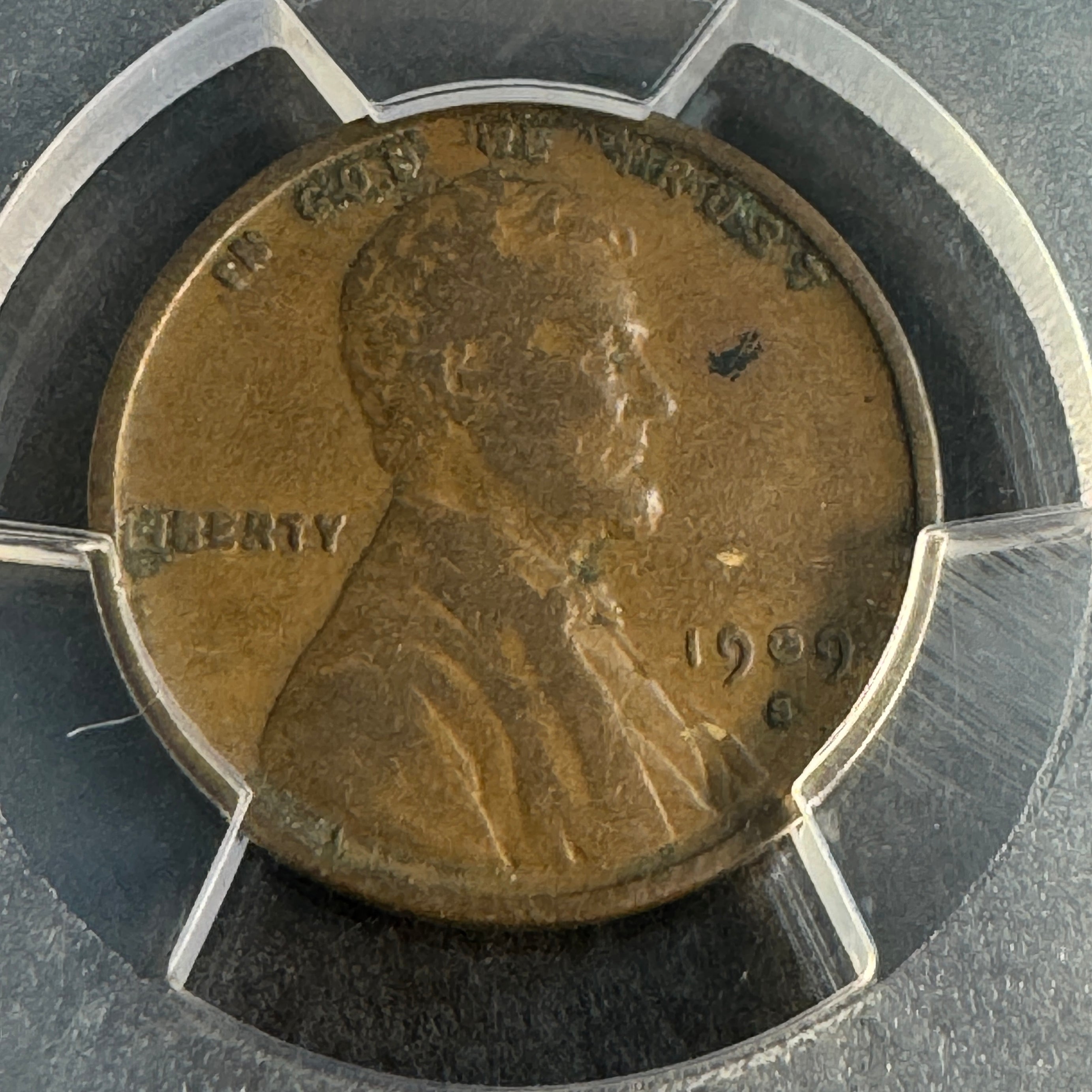 1909-S VDB Lincoln Wheat Cent, PCGS VF-20