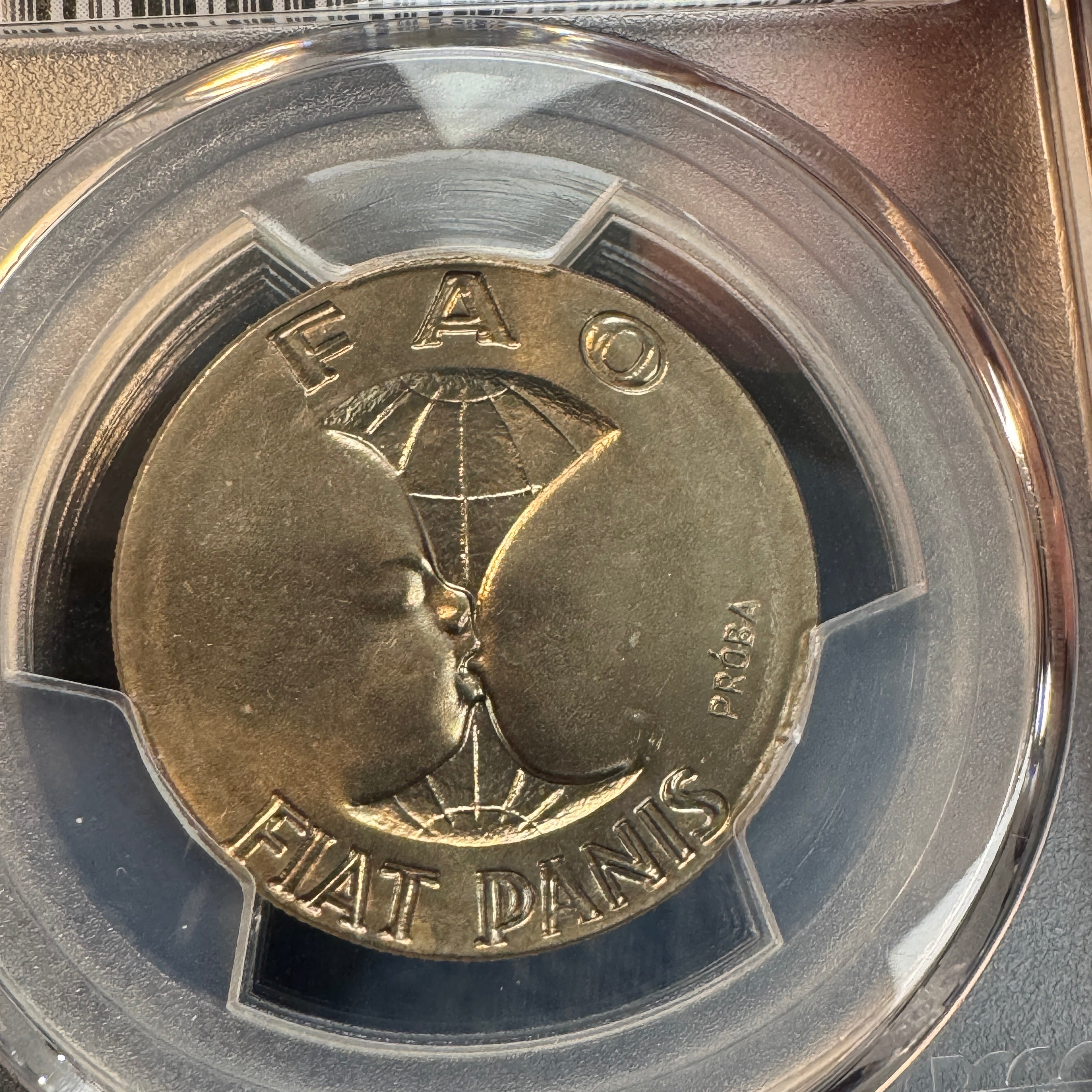 1971-MW Poland 10 Zlotych FAO Breastfeeding, Proba - Par-P276a, PCGS SP-65 🇵🇱