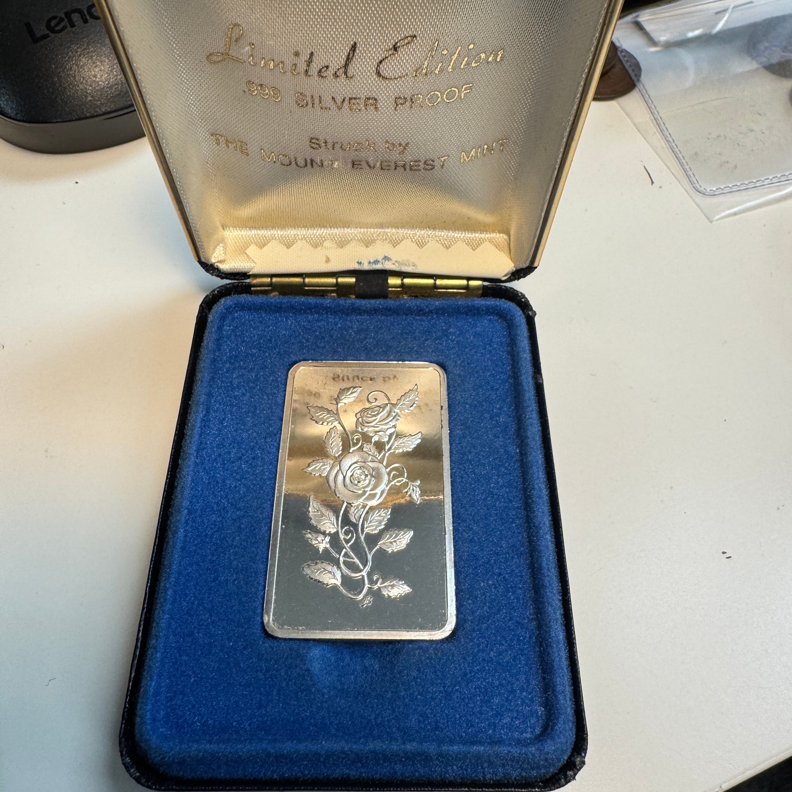 1974 Mt Everest Mint 1oz 999 Silver Mother’s Day bar