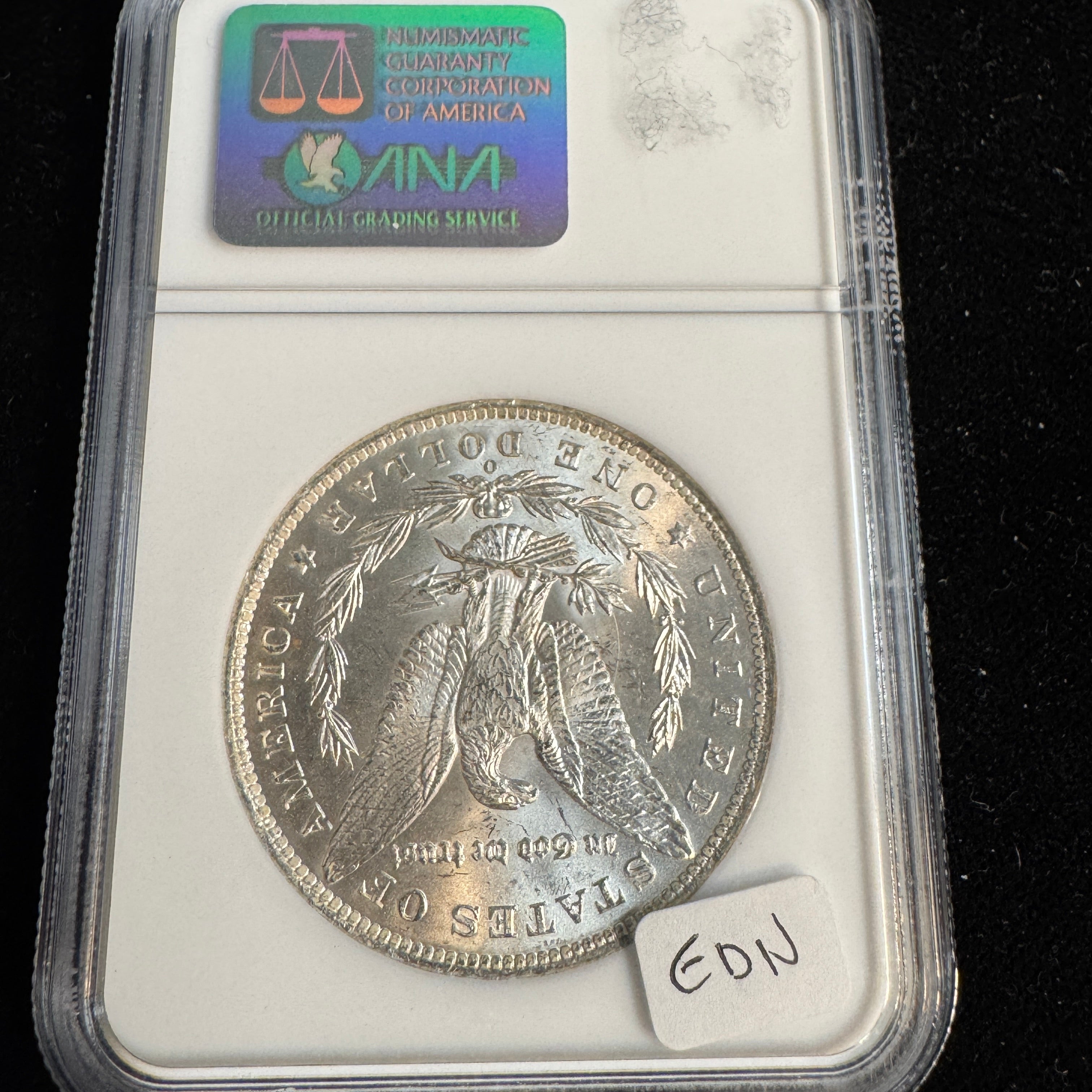 1885-O Morgan Silver Dollar, NGC MS-66