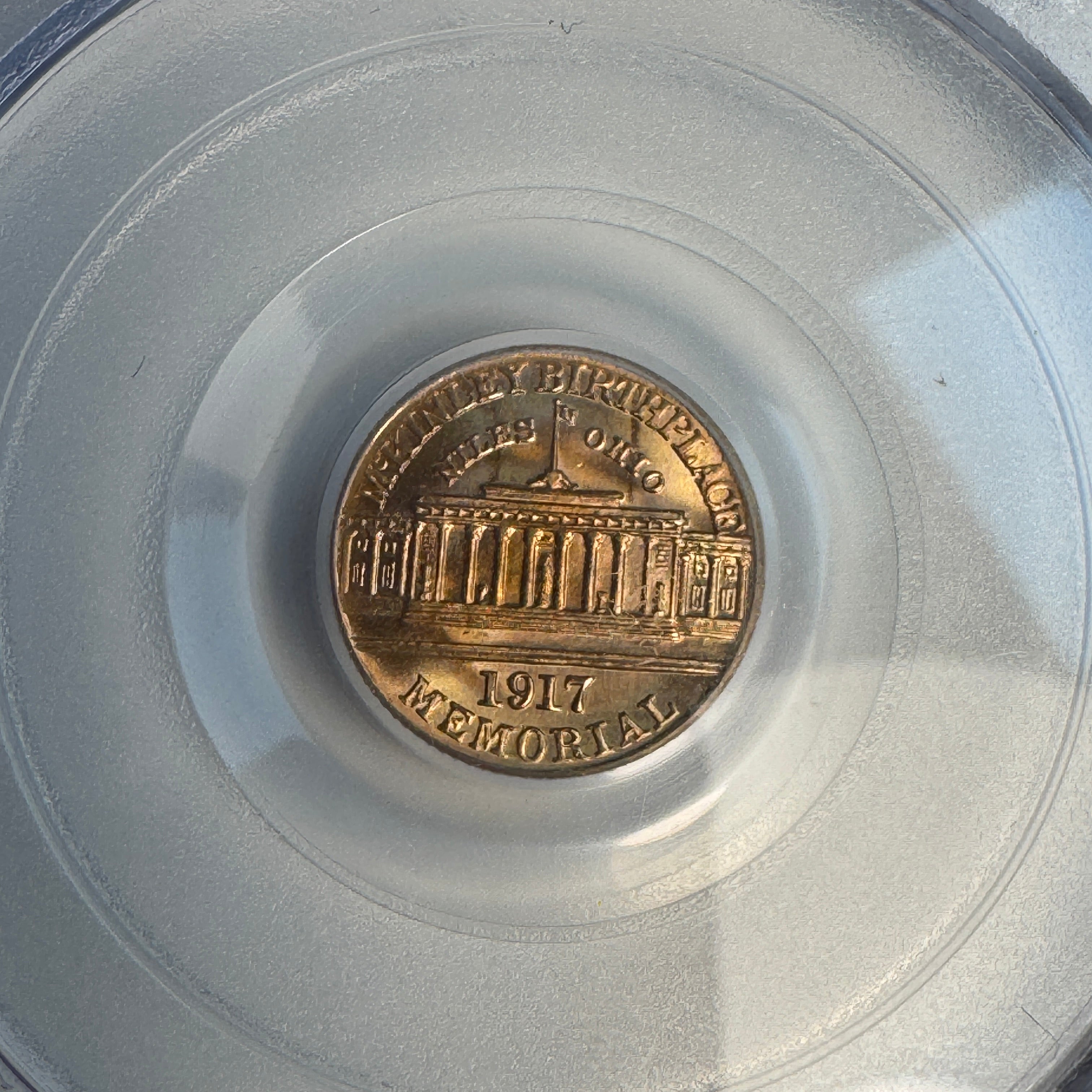 1917 McKinley Memorial $1 Gold, OGH PCGS MS-64