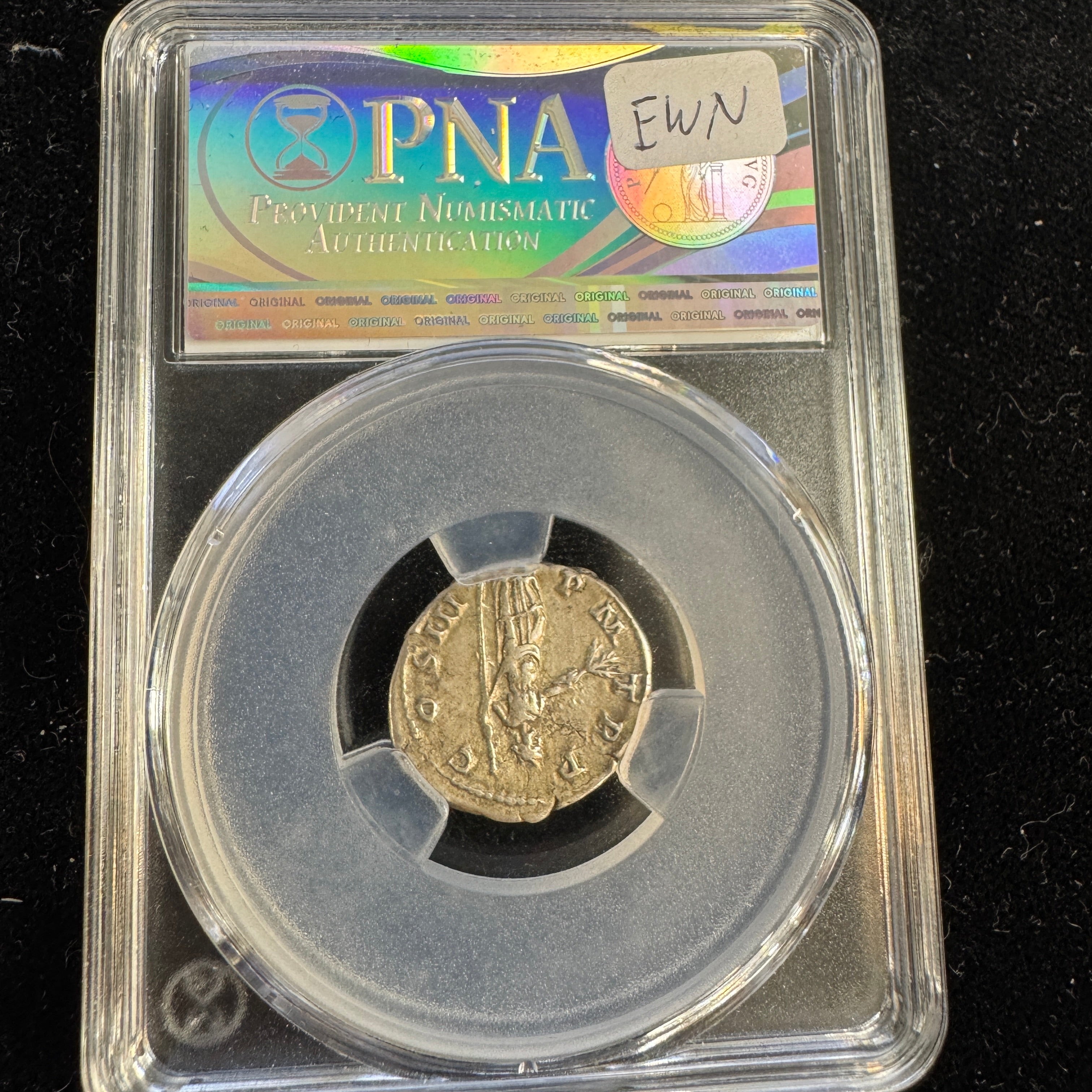 Hadrian (117-138 AD) Roman Empire AR Denarius, Rv: Pax, RIC-225, PNA Choice VF