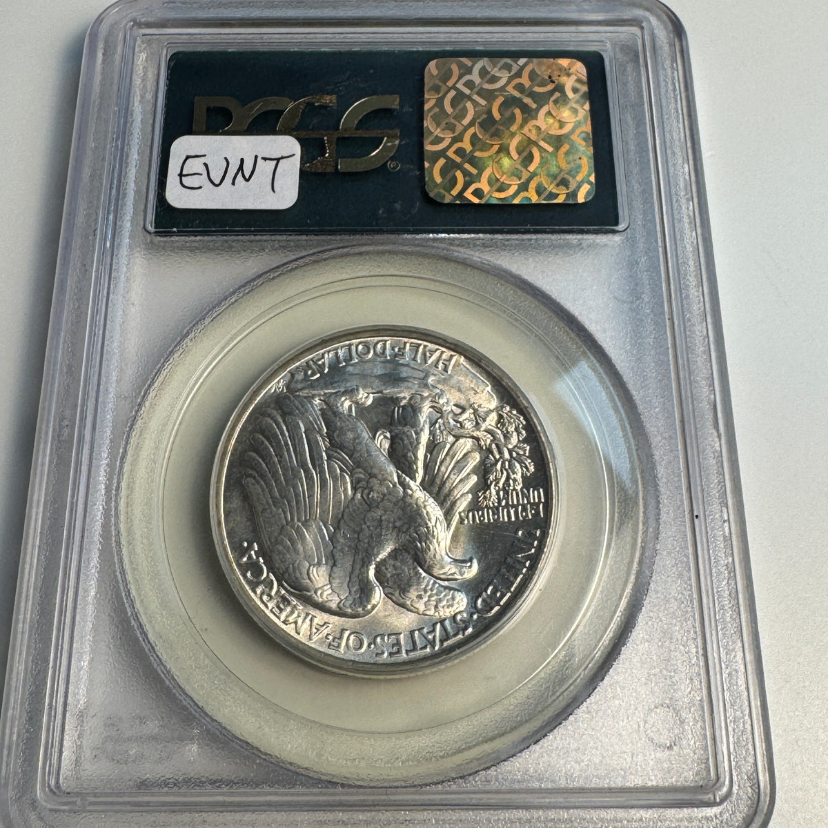 1945 Walking Liberty Half Dollar, OGH PCGS MS-65