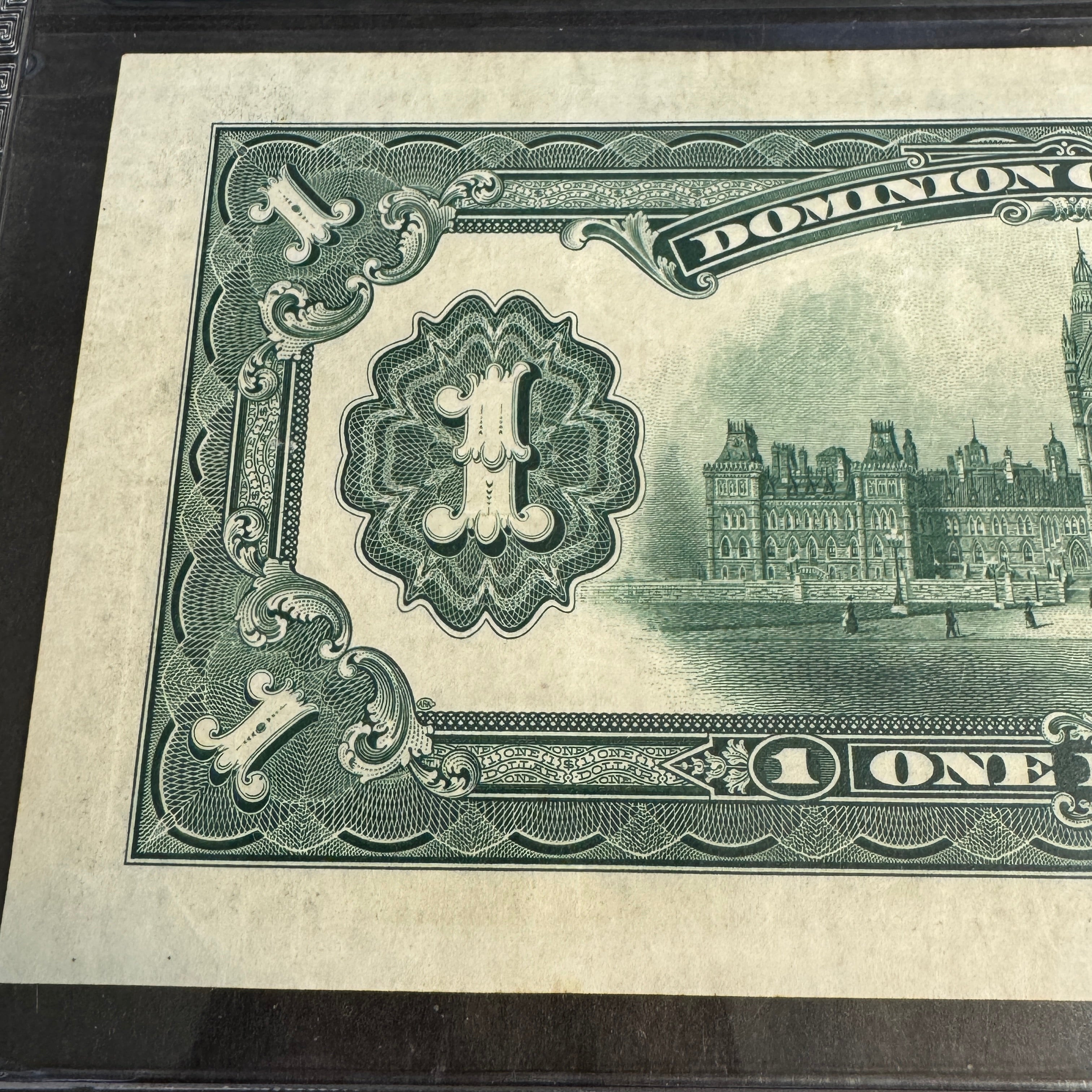 1917 Dominion of Canada Dollar, Low Serial Plate A12/1, P#32a Boville & Hand Countersigned, PCGS Very Fine 30