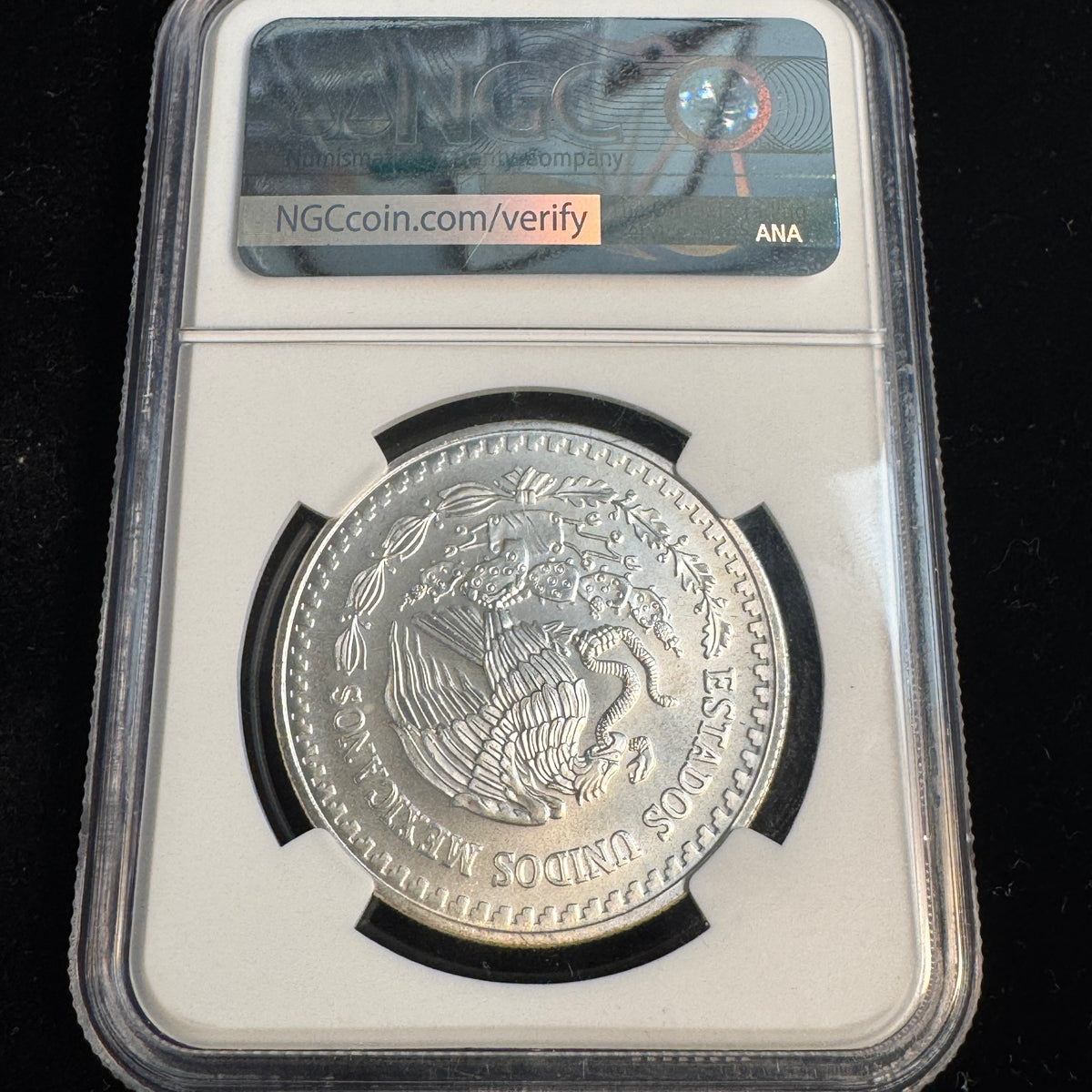 1995-Mo Mexico 1 Onza Libertad, NGC MS-68, Banco de Mexico Bag Frag