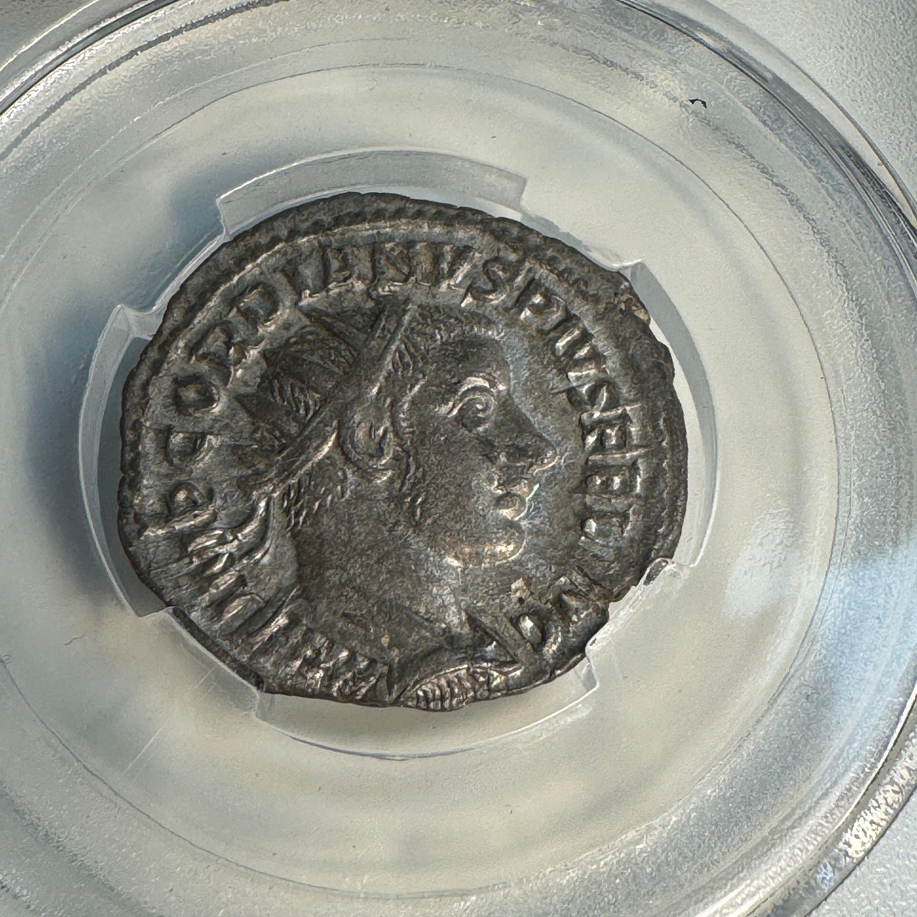 Gordian III (AD 238-244) Roman Empire, AR Antoninianus, Rx: Sol w/globe, RIC-213, PNC AU