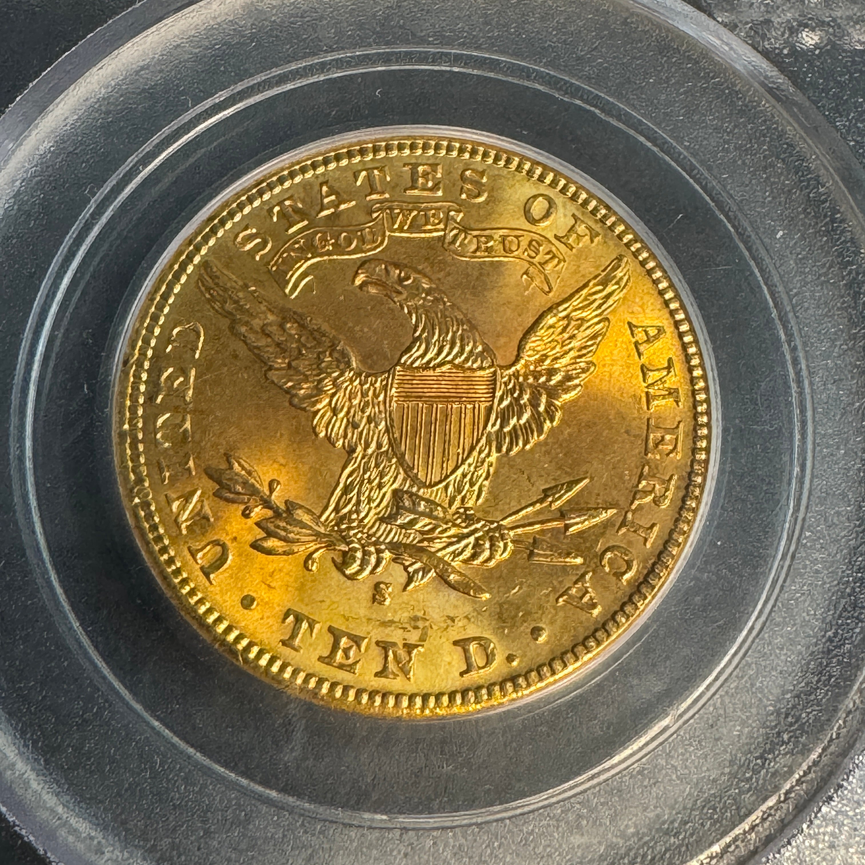 1903-S Liberty Head $10 Gold, “OGH” PCGS MS-64 w/ Green CAC approval