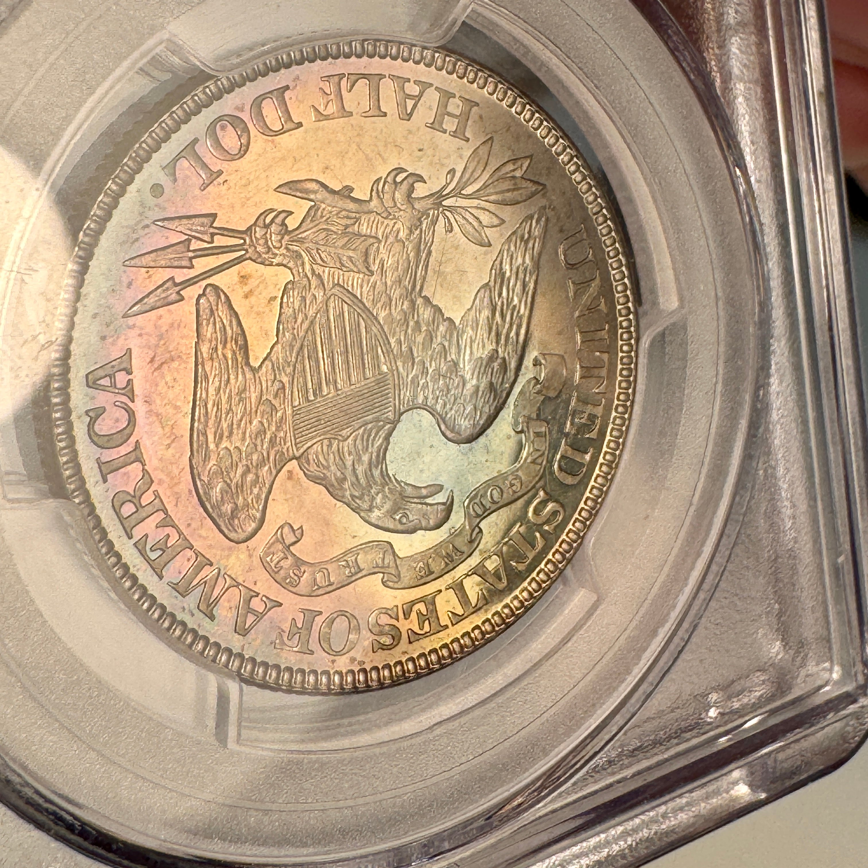 1890 Seated Liberty Half 50c Proof, PCGS PR-66 w/ Green CAC